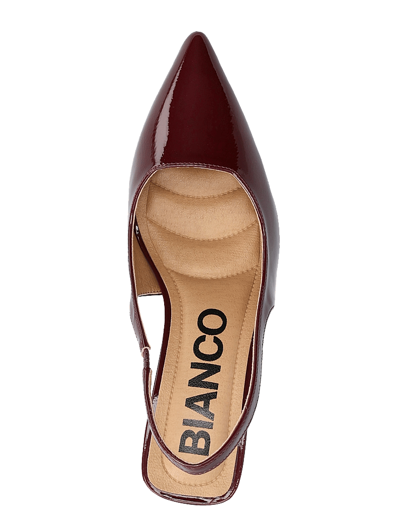 Bianco - BIAMARALYN Slingback Patent - konfirmation - burgundy - 3