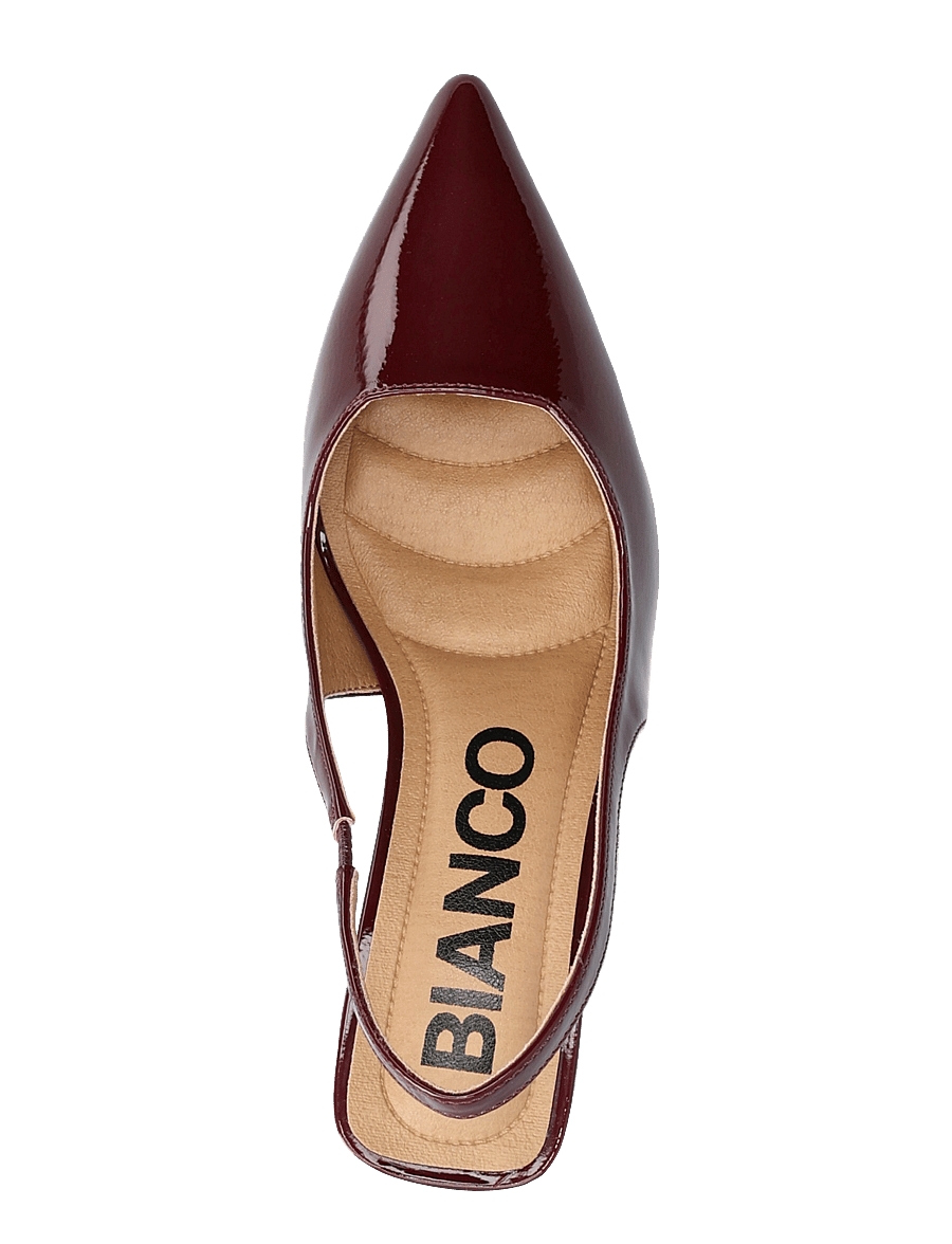 Bianco - BIAMARALYN Slingback Patent - konfirmation - burgundy - 3