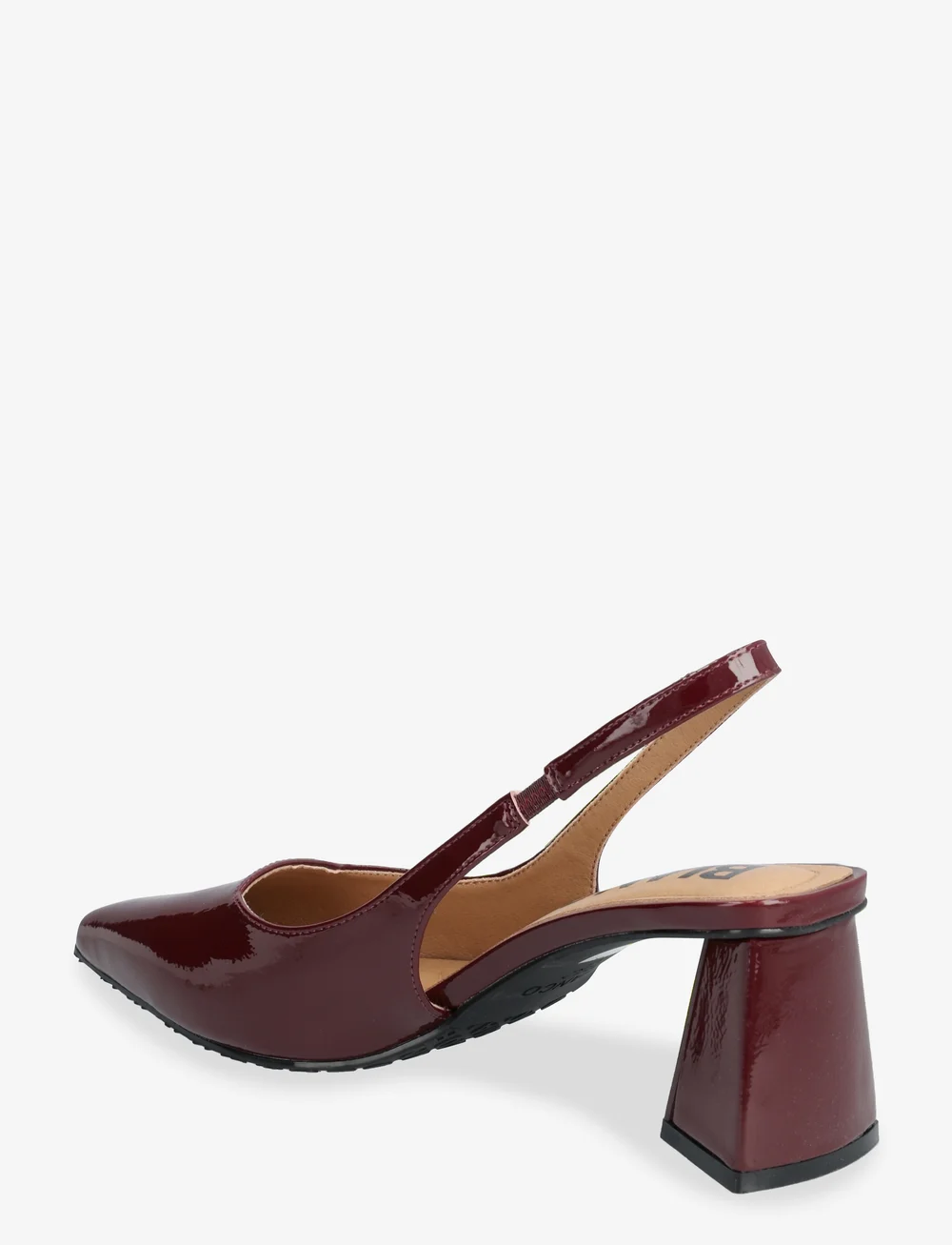 Bianco - BIAMARALYN Slingback Patent - konfirmationstøj - burgundy - 2