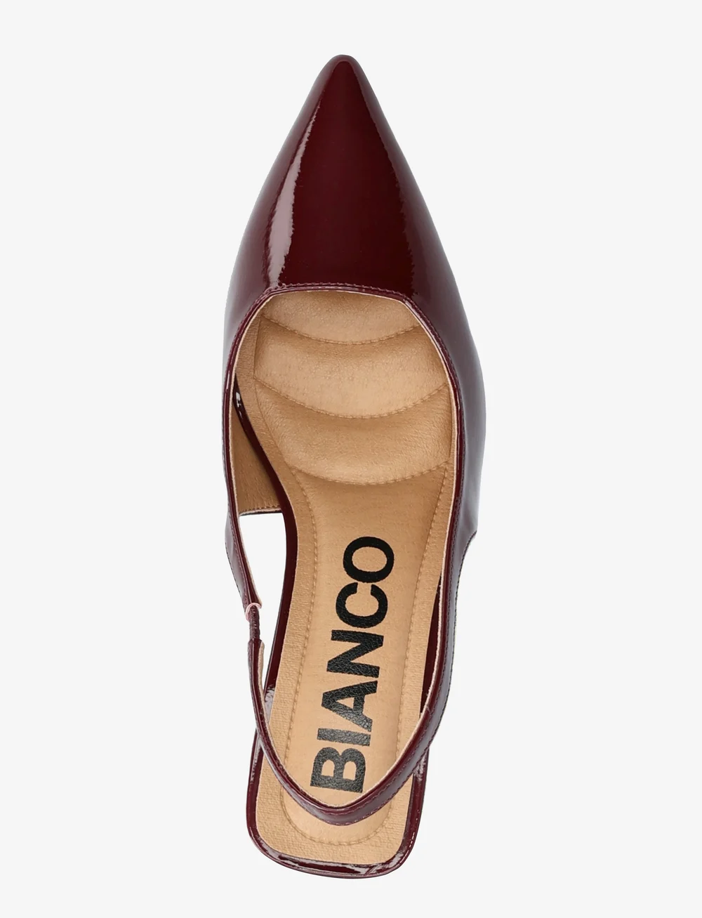 Bianco - BIAMARALYN Slingback Patent - konfirmationstøj - burgundy - 3