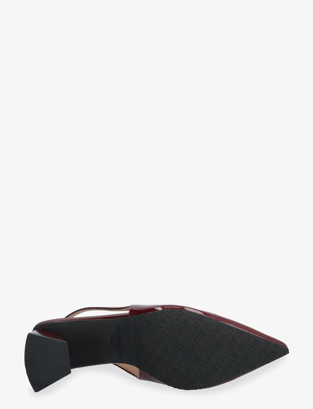 Bianco - BIAMARALYN Slingback Patent - konfirmationstøj - burgundy - 4