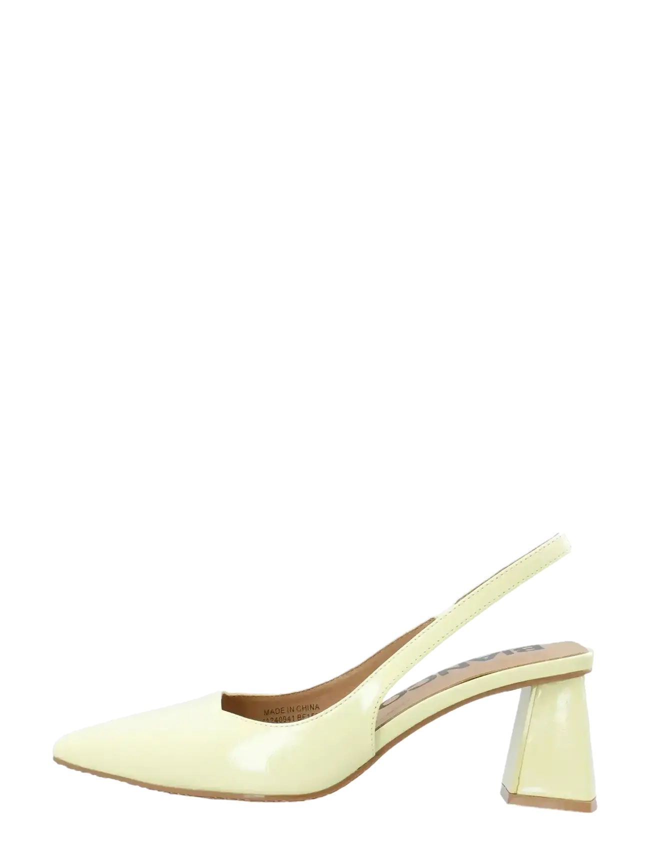 Bianco - BIAMARALYN Slingback Patent - konfirmation - butter yellow - 1