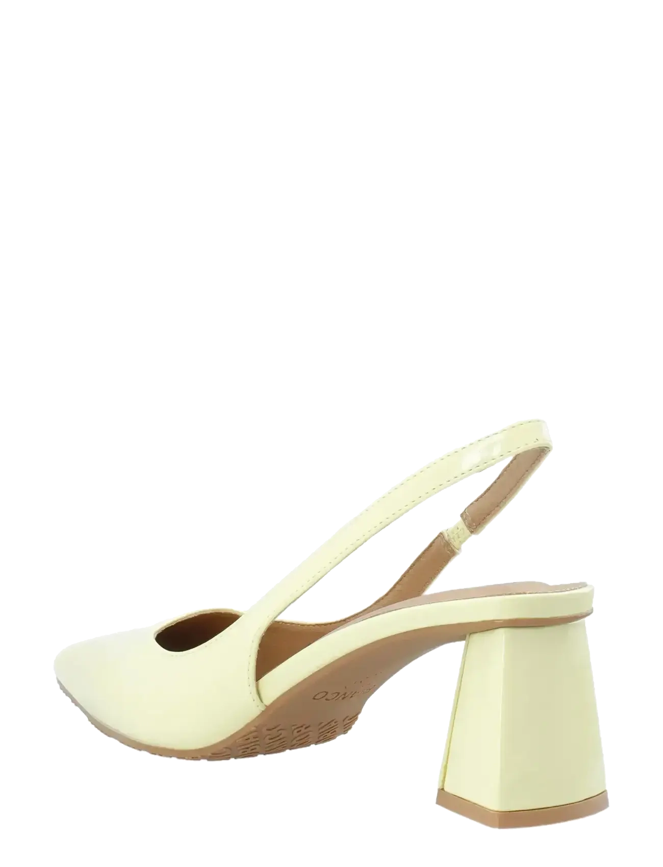 Bianco - BIAMARALYN Slingback Patent - konfirmation - butter yellow - 2