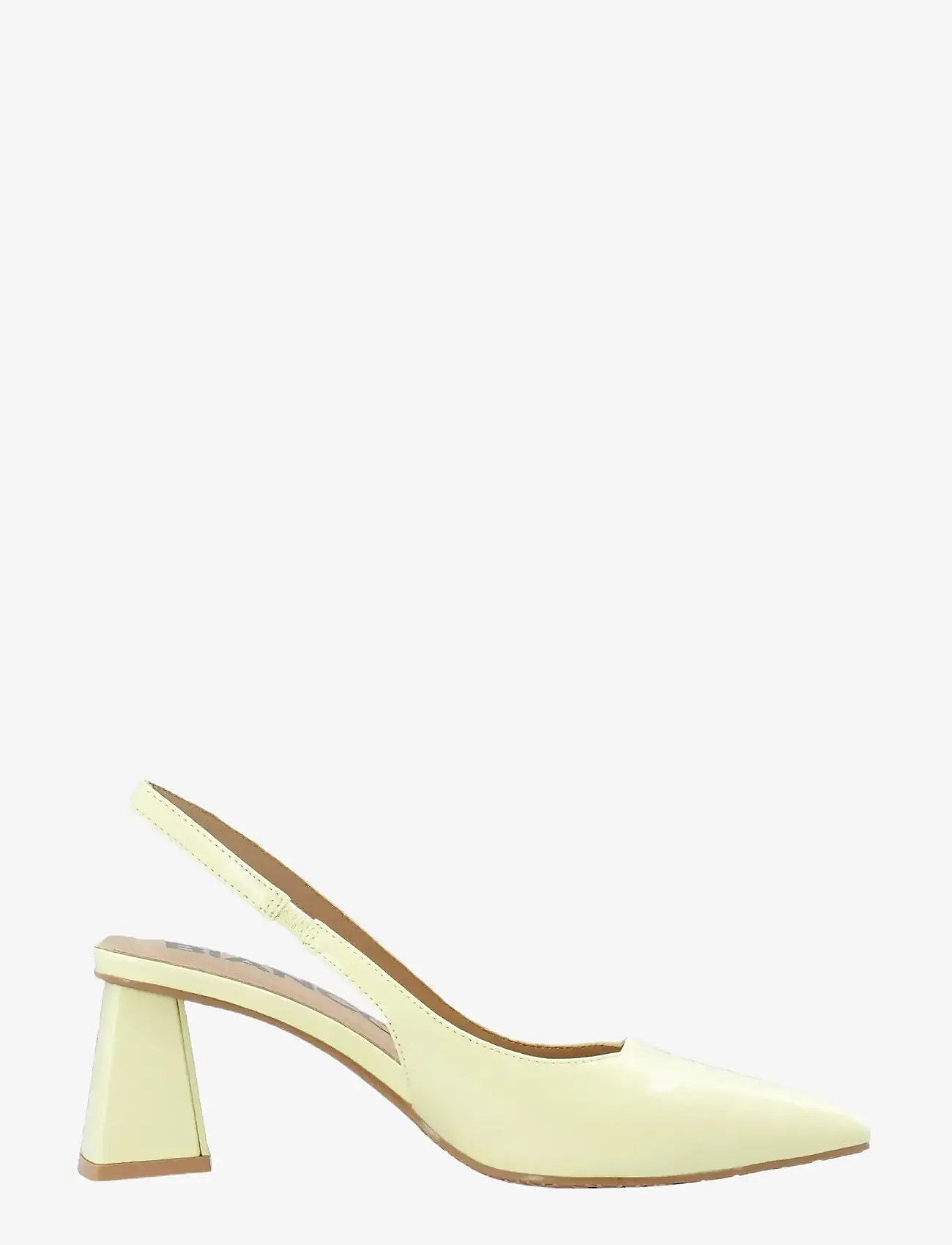 Bianco - BIAMARALYN Slingback Patent - heeled slingbacks - butter yellow - 0