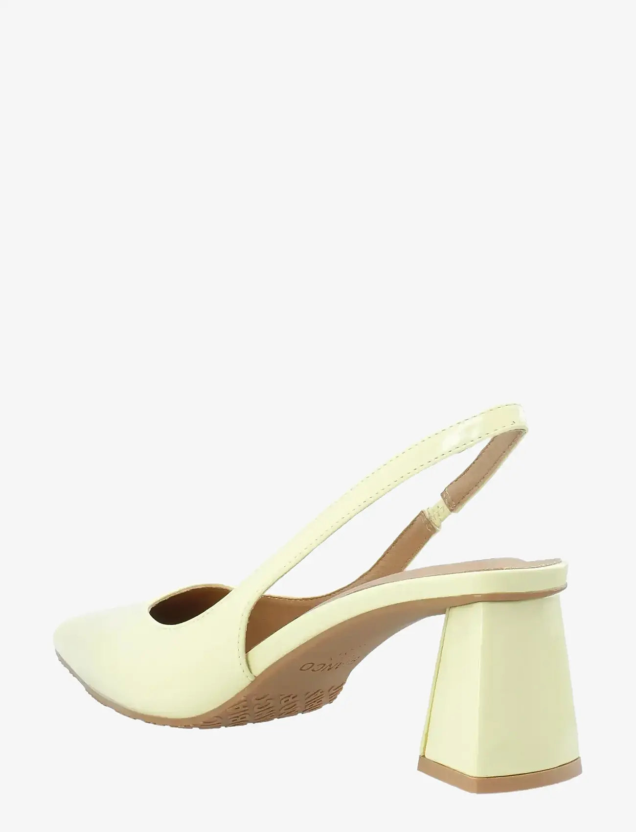Bianco - BIAMARALYN Slingback Patent - heeled slingbacks - butter yellow - 2