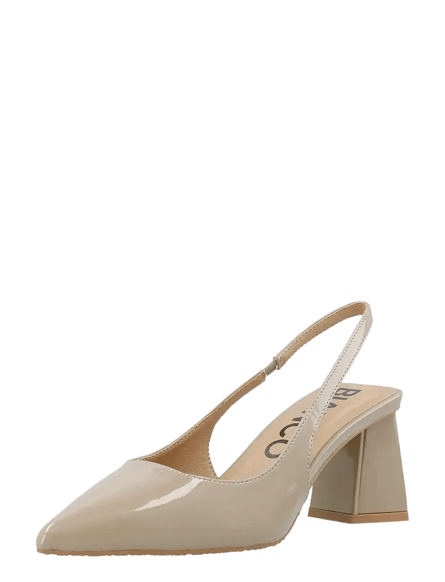 Bianco - BIAMARALYN Slingback Patent - konfirmation - nougat - 2