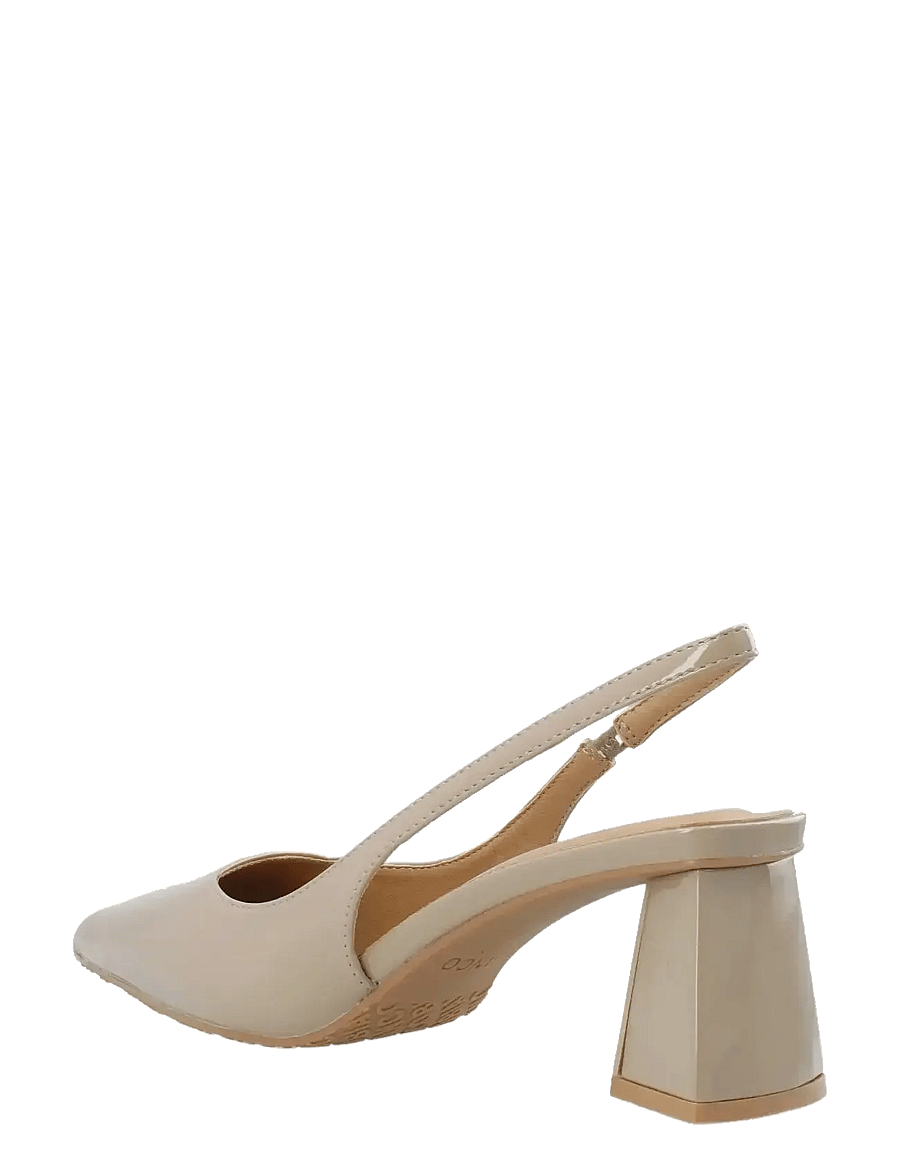 Bianco - BIAMARALYN Slingback Patent - konfirmation - nougat - 3