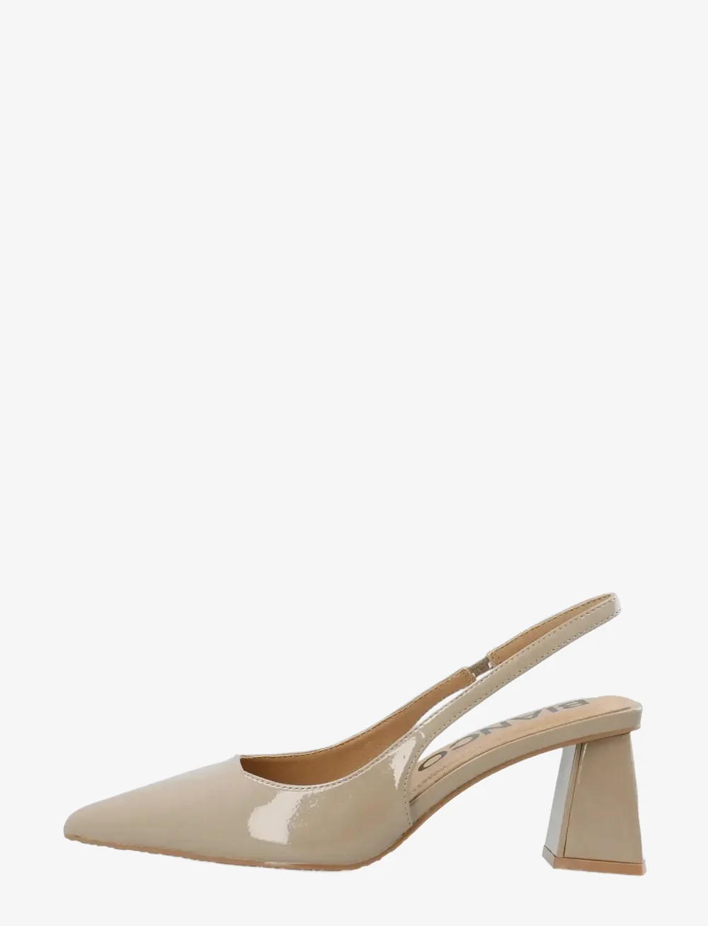 Bianco - BIAMARALYN Slingback Patent - konfirmationstøj - nougat - 1