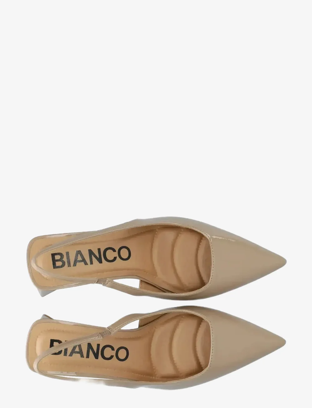 Bianco - BIAMARALYN Slingback Patent - konfirmationstøj - nougat - 4