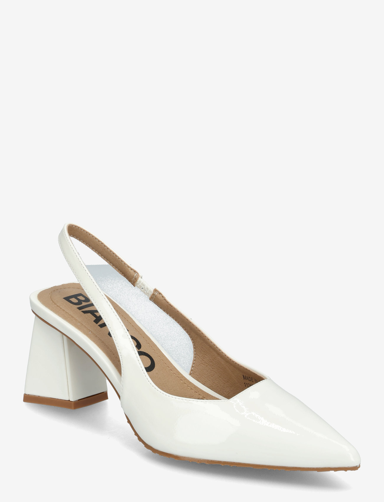 Bianco - BIAMARALYN Slingback Patent - konfirmationstøj - off white - 1