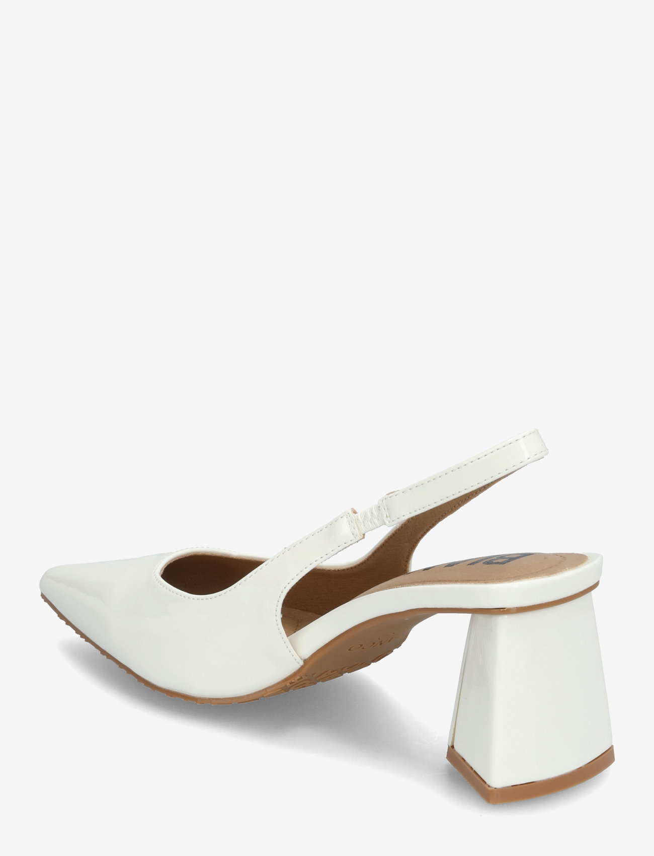 Bianco - BIAMARALYN Slingback Patent - konfirmationstøj - off white - 3