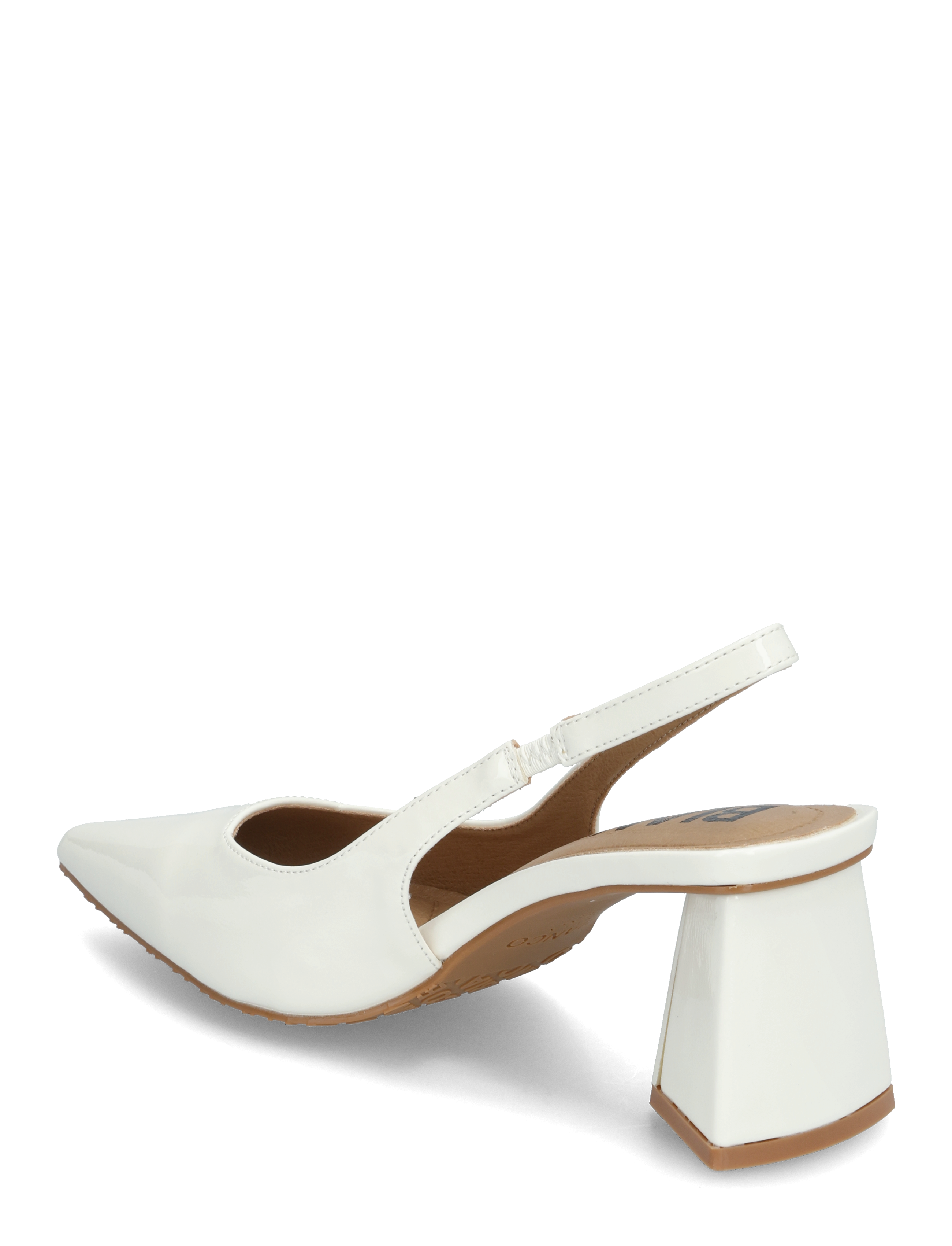 Bianco - BIAMARALYN Slingback Patent - konfirmation - off white - 3