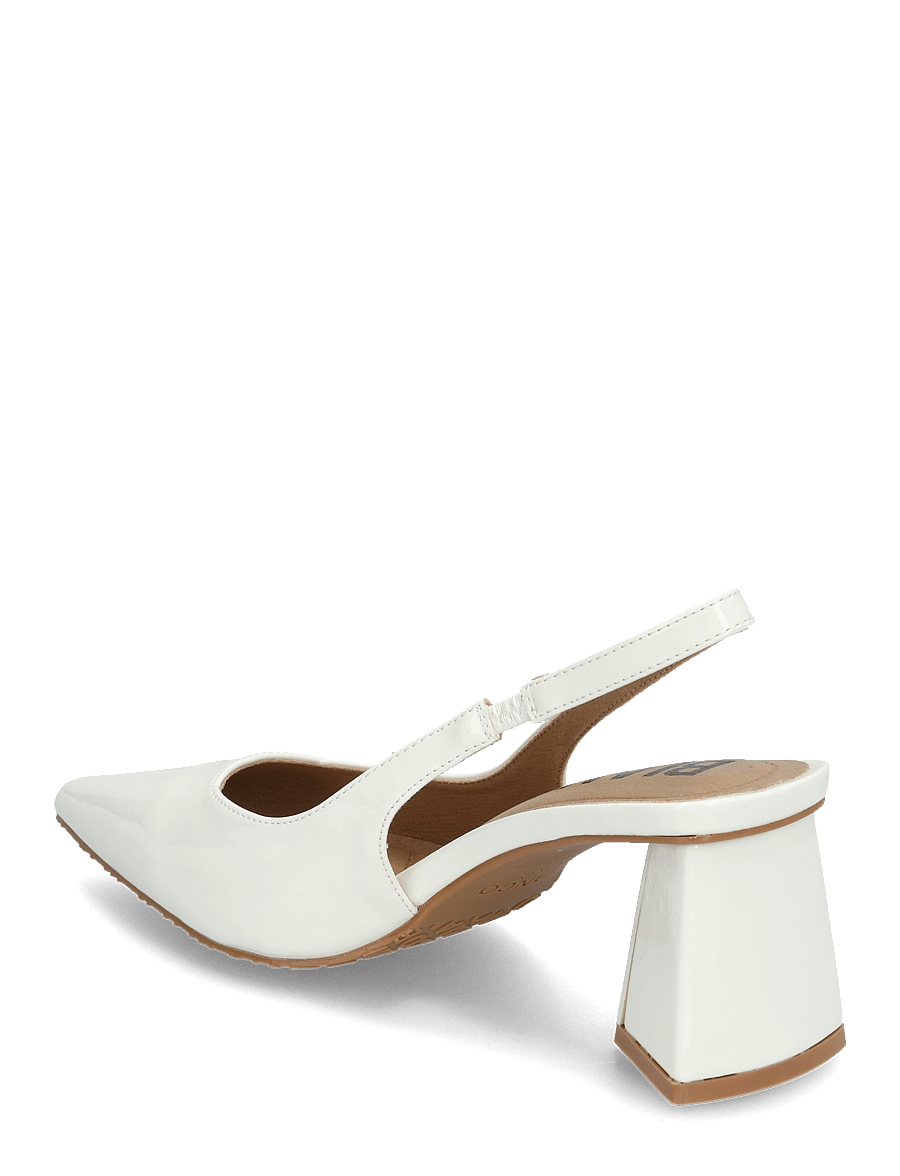 Bianco - BIAMARALYN Slingback Patent - konfirmation - off white - 3