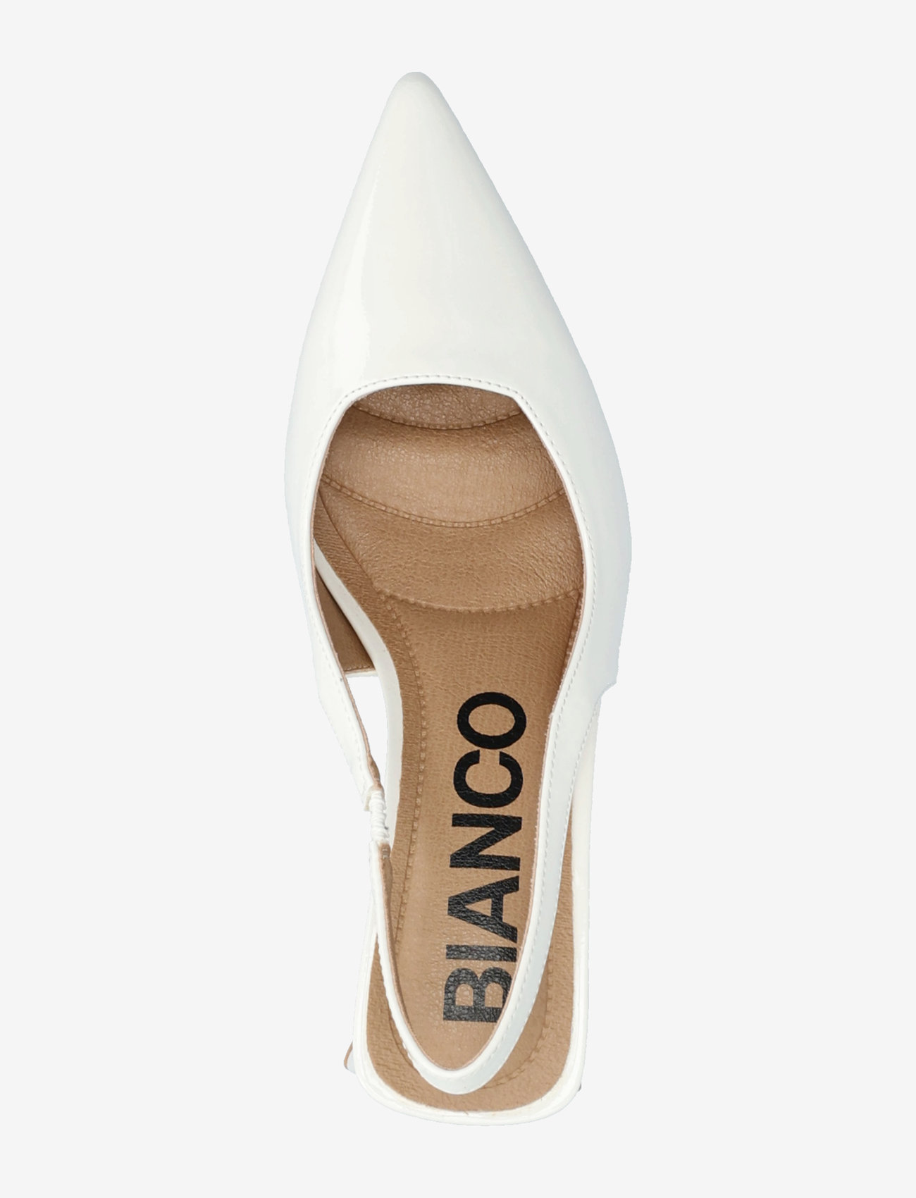 Bianco - BIAMARALYN Slingback Patent - konfirmationstøj - off white - 4