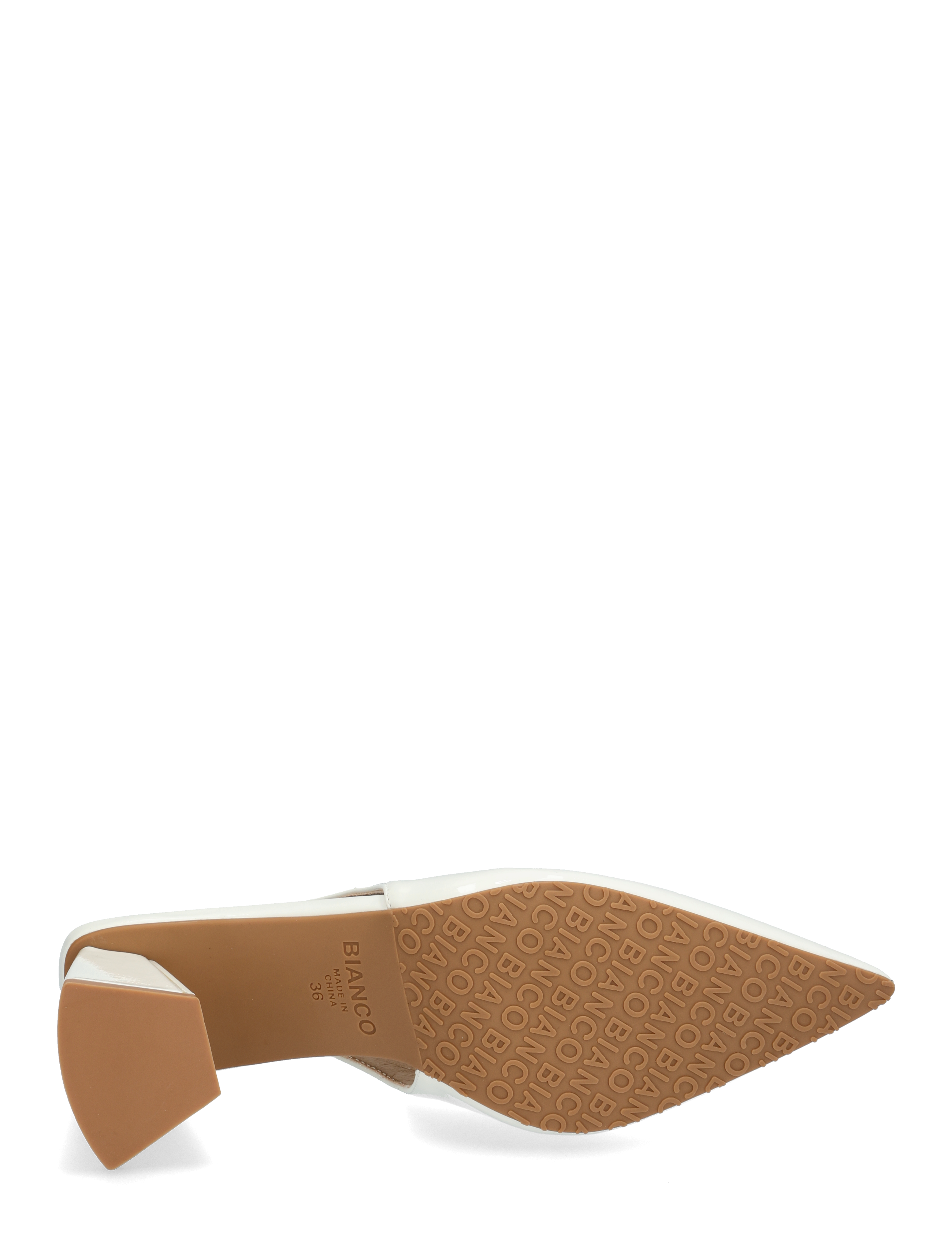 Bianco - BIAMARALYN Slingback Patent - konfirmation - off white - 5