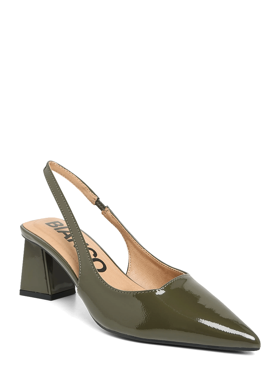 Bianco - BIAMARALYN Slingback Patent - konfirmation - olive - 0