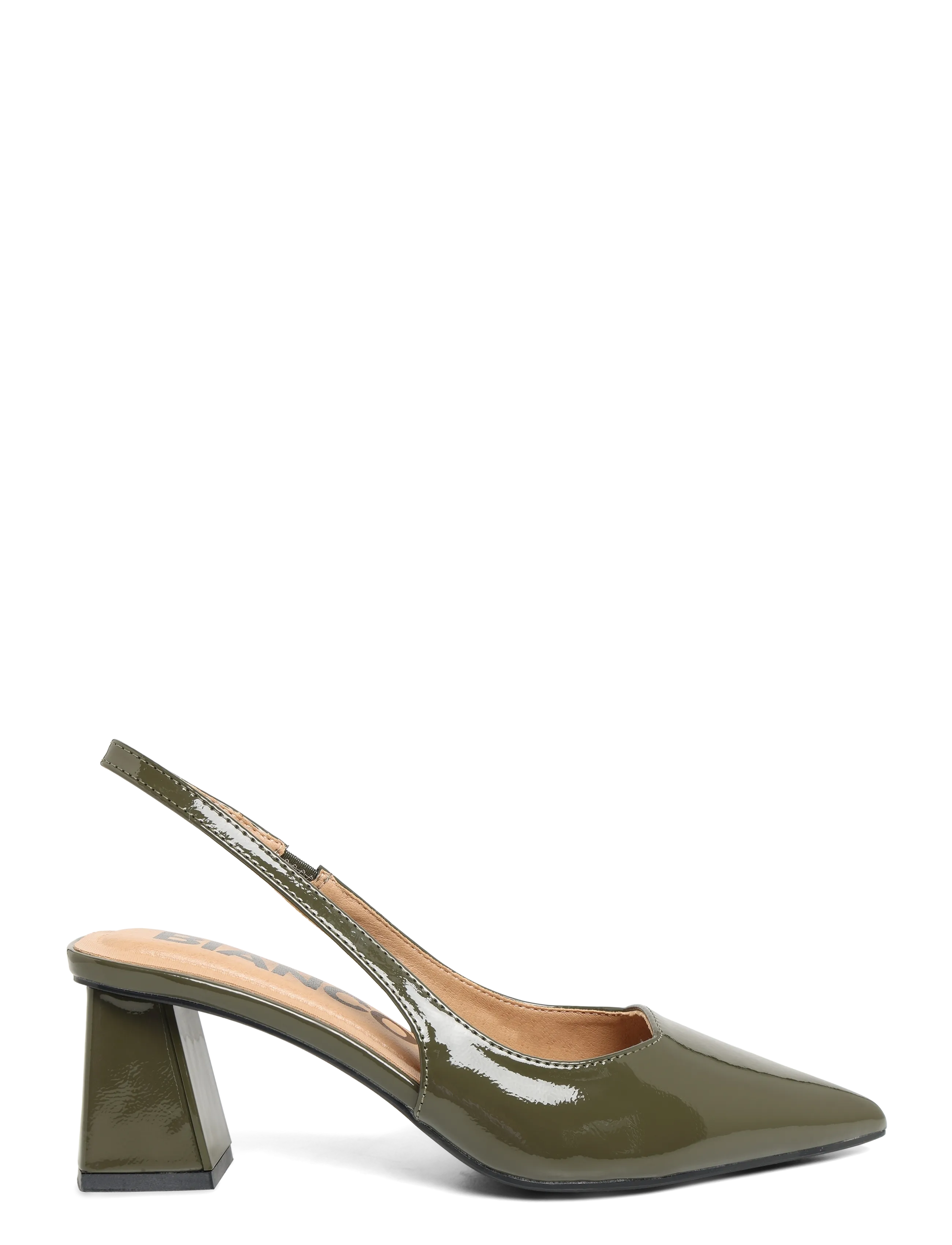 Bianco - BIAMARALYN Slingback Patent - konfirmation - olive - 2