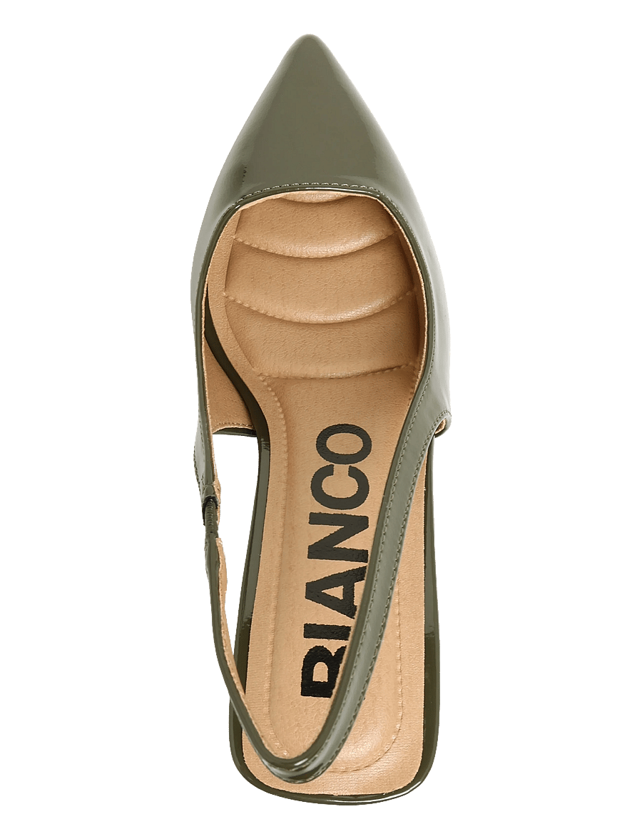 Bianco - BIAMARALYN Slingback Patent - konfirmation - olive - 3