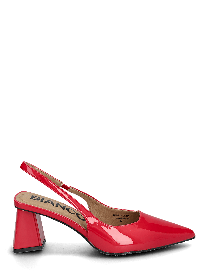 Bianco - BIAMARALYN Slingback Patent - konfirmationstøj - red - 2