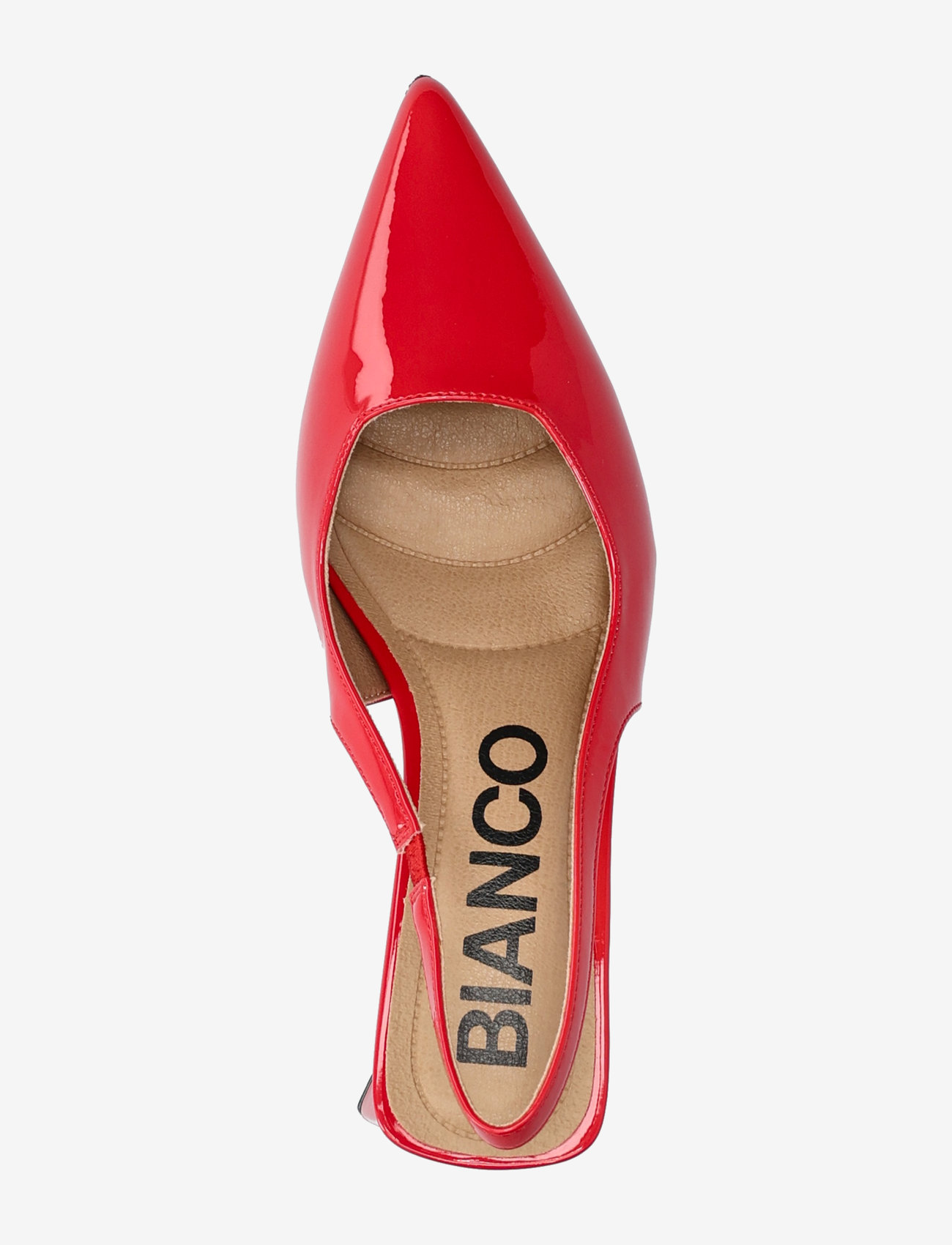 Bianco - BIAMARALYN Slingback Patent - konfirmationstøj - red - 4