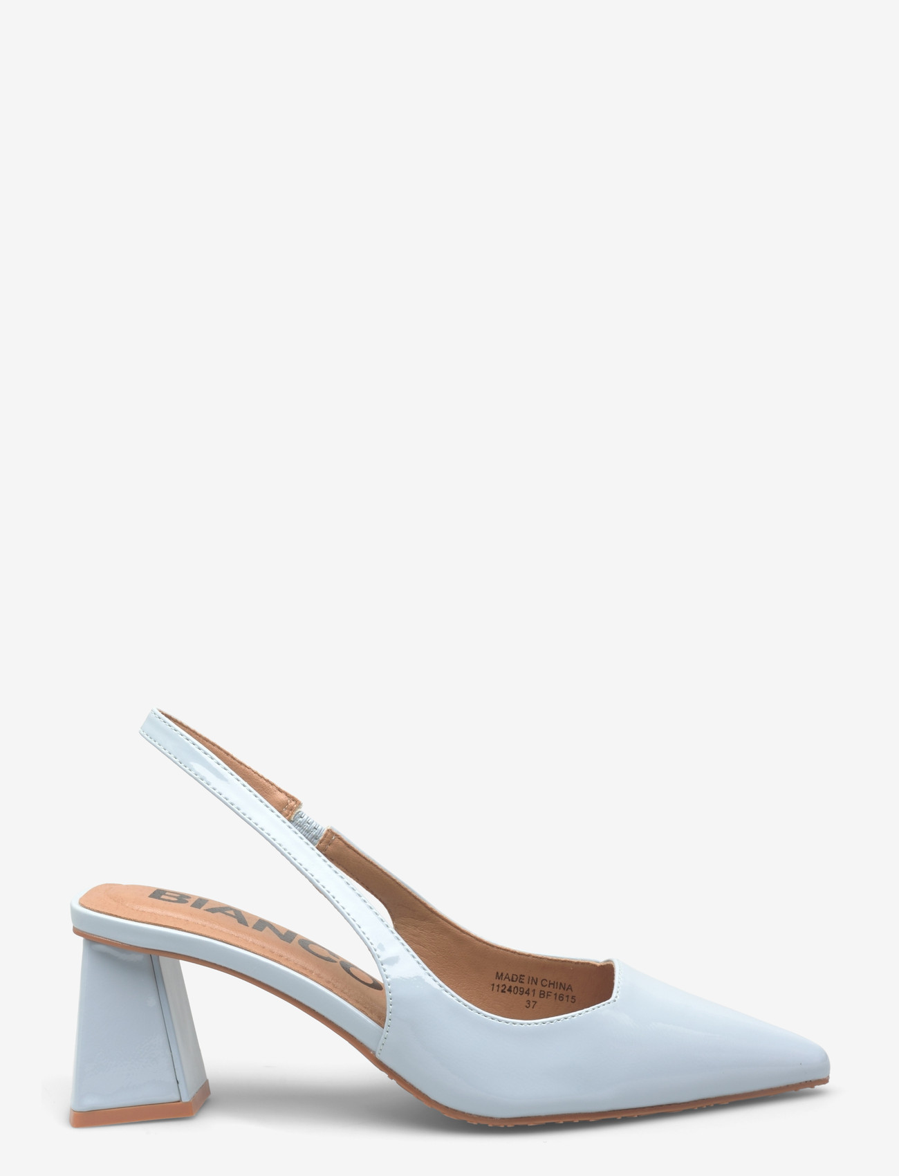 Bianco - BIAMARALYN Slingback Patent - högklackade slingbacks - sky blue - 1