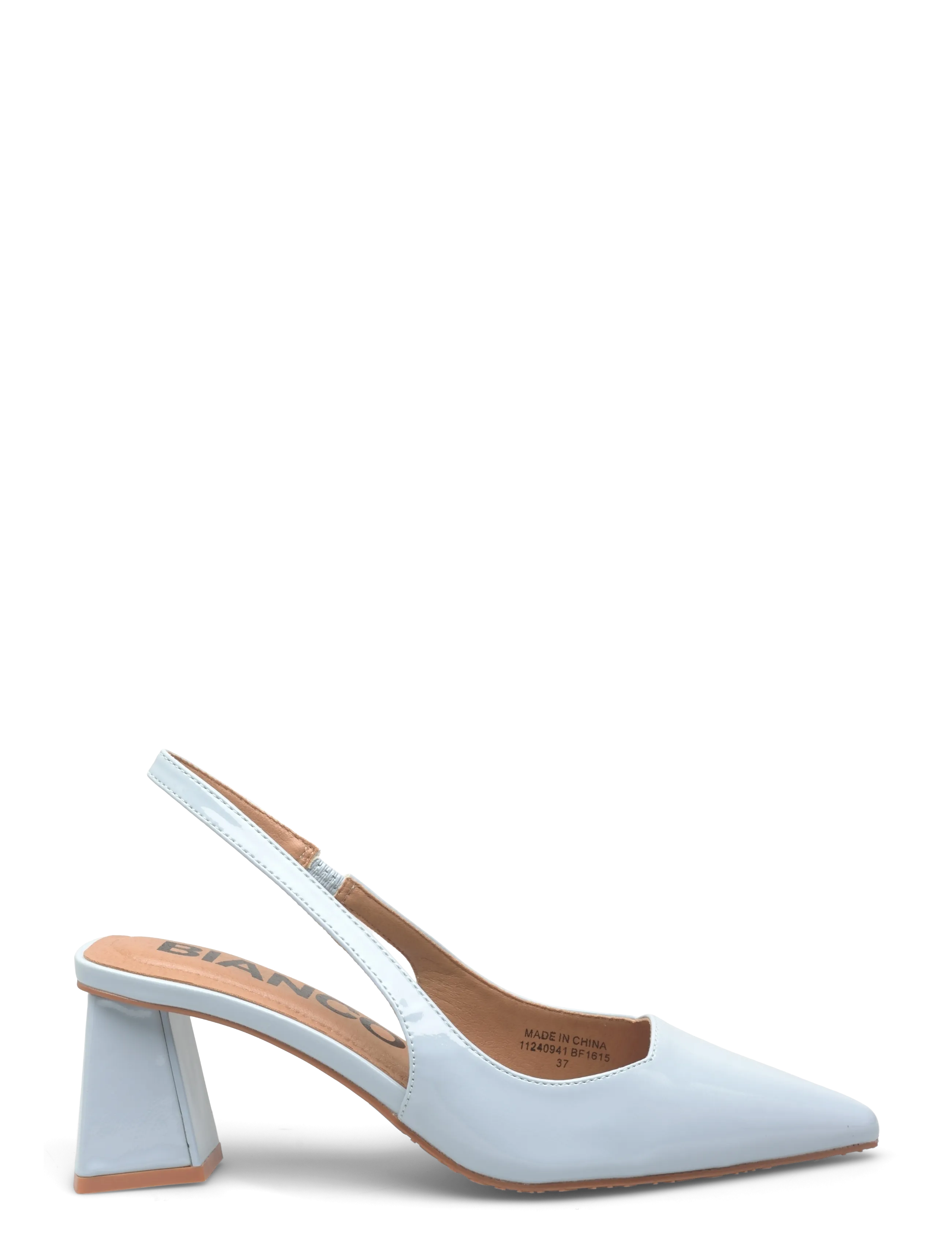 Bianco - BIAMARALYN Slingback Patent - festtøj til outletpriser - sky blue - 1