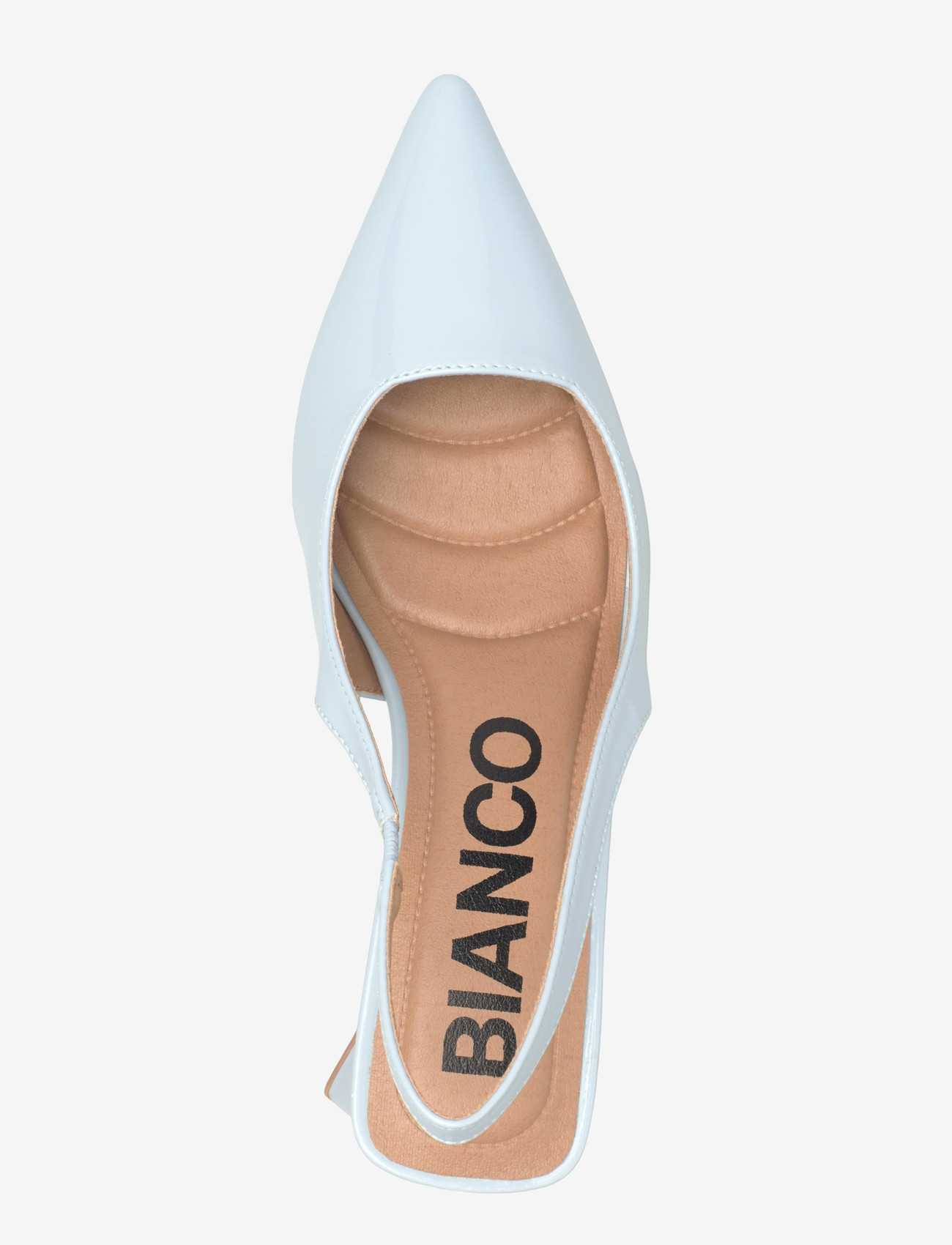 Bianco - BIAMARALYN Slingback Patent - högklackade slingbacks - sky blue - 3