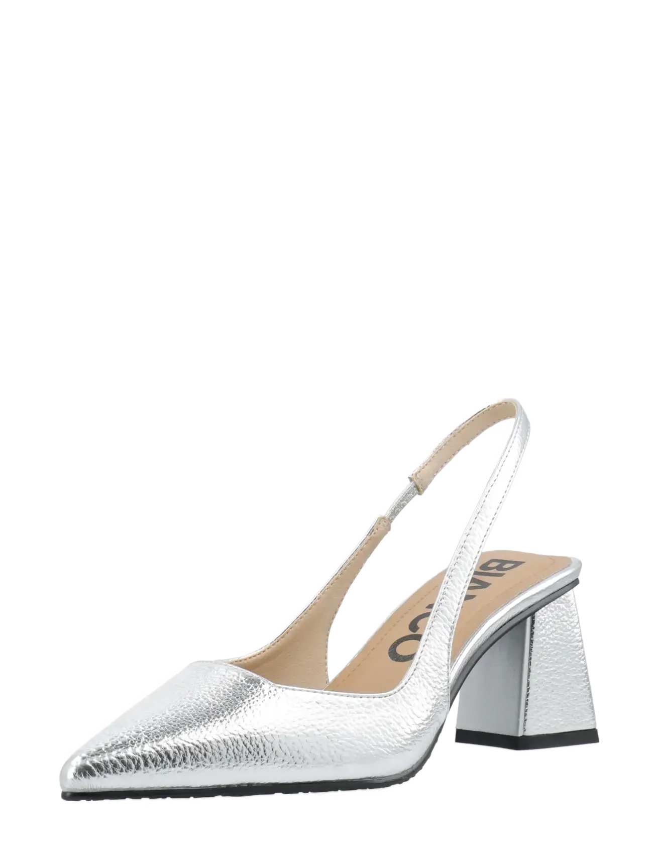Bianco - BIAMARALYN Slingback Metallic - slingbacks mit absatz - silver - 2