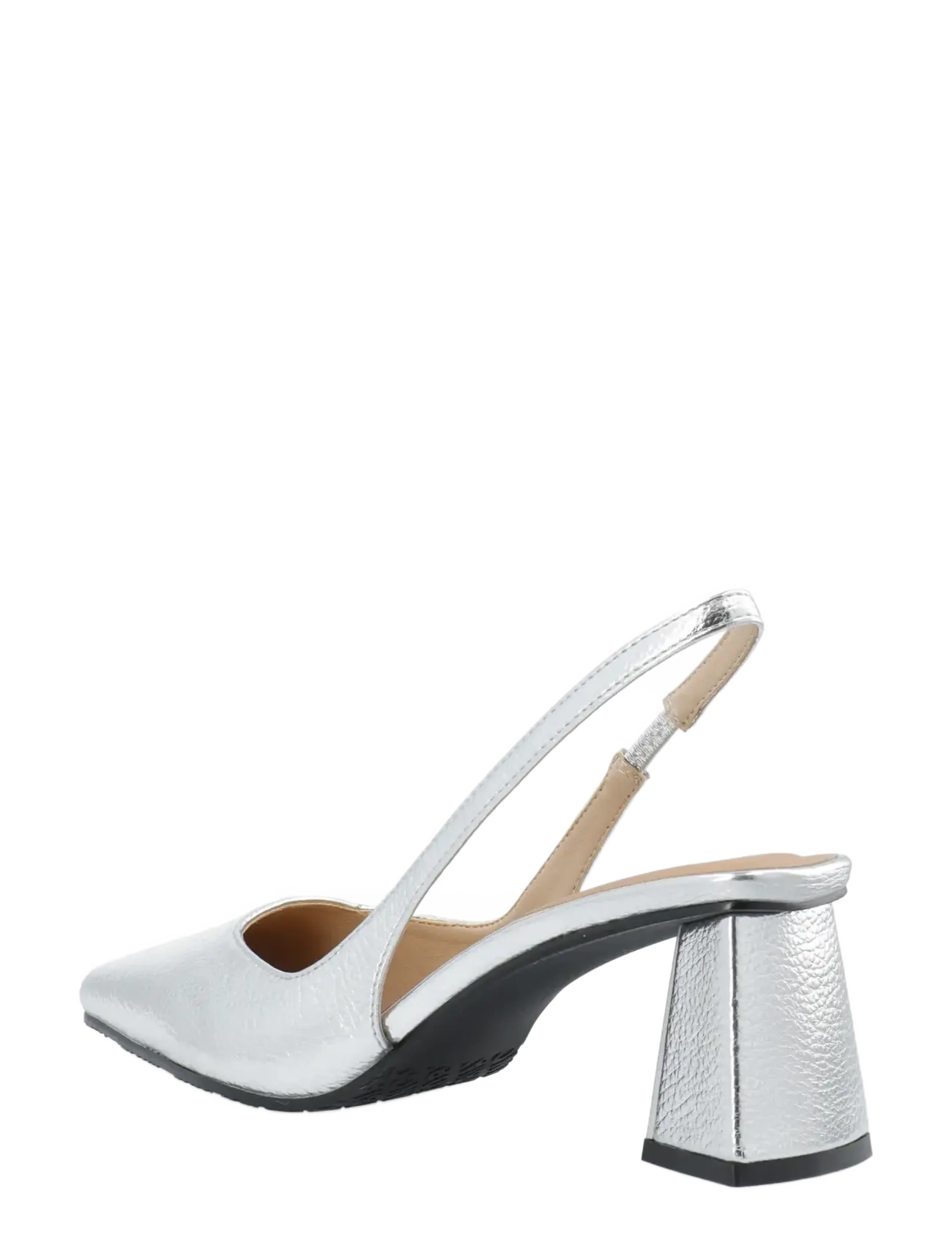 Bianco - BIAMARALYN Slingback Metallic - slingbacks mit absatz - silver - 3