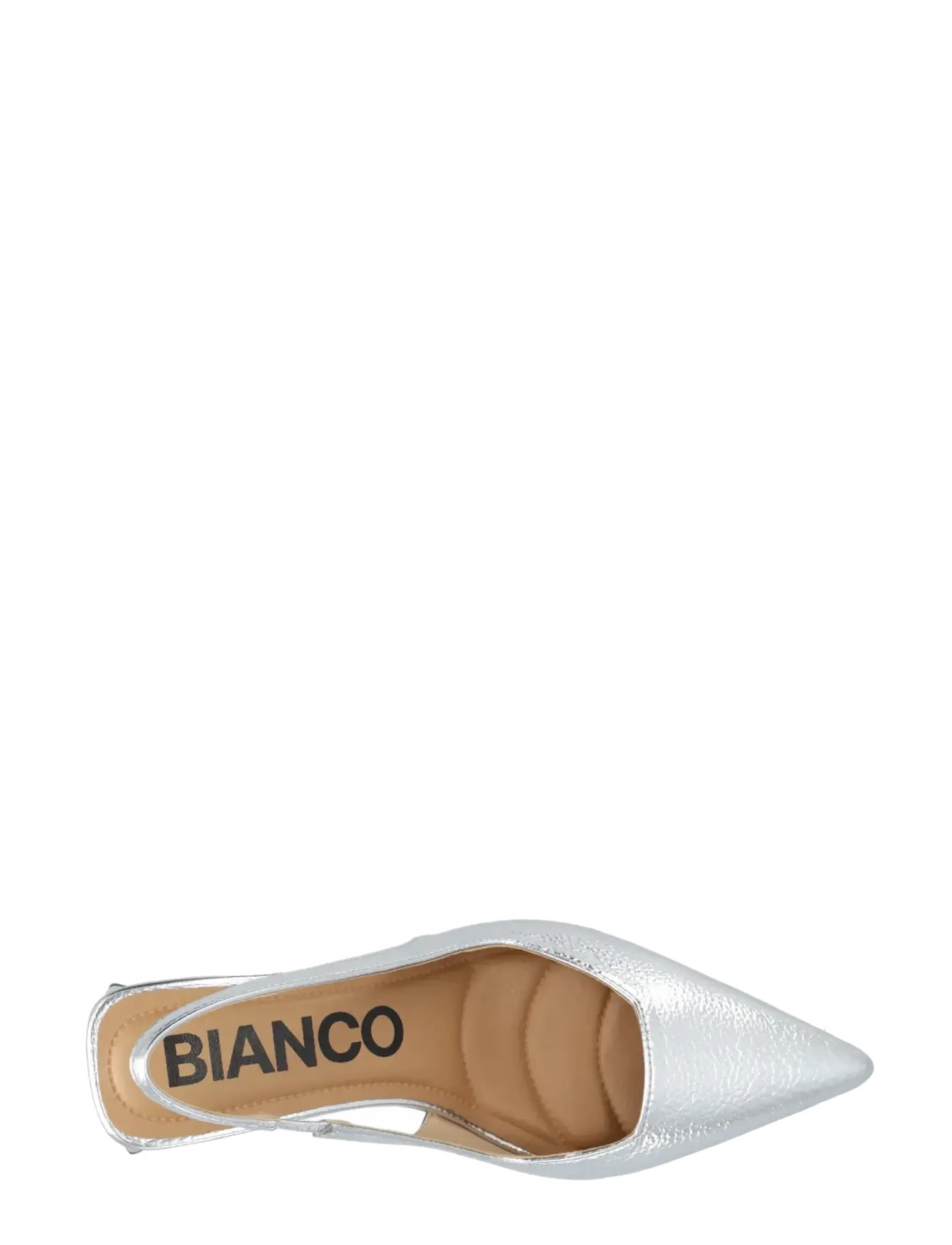 Bianco - BIAMARALYN Slingback Metallic - slingbacks mit absatz - silver - 5