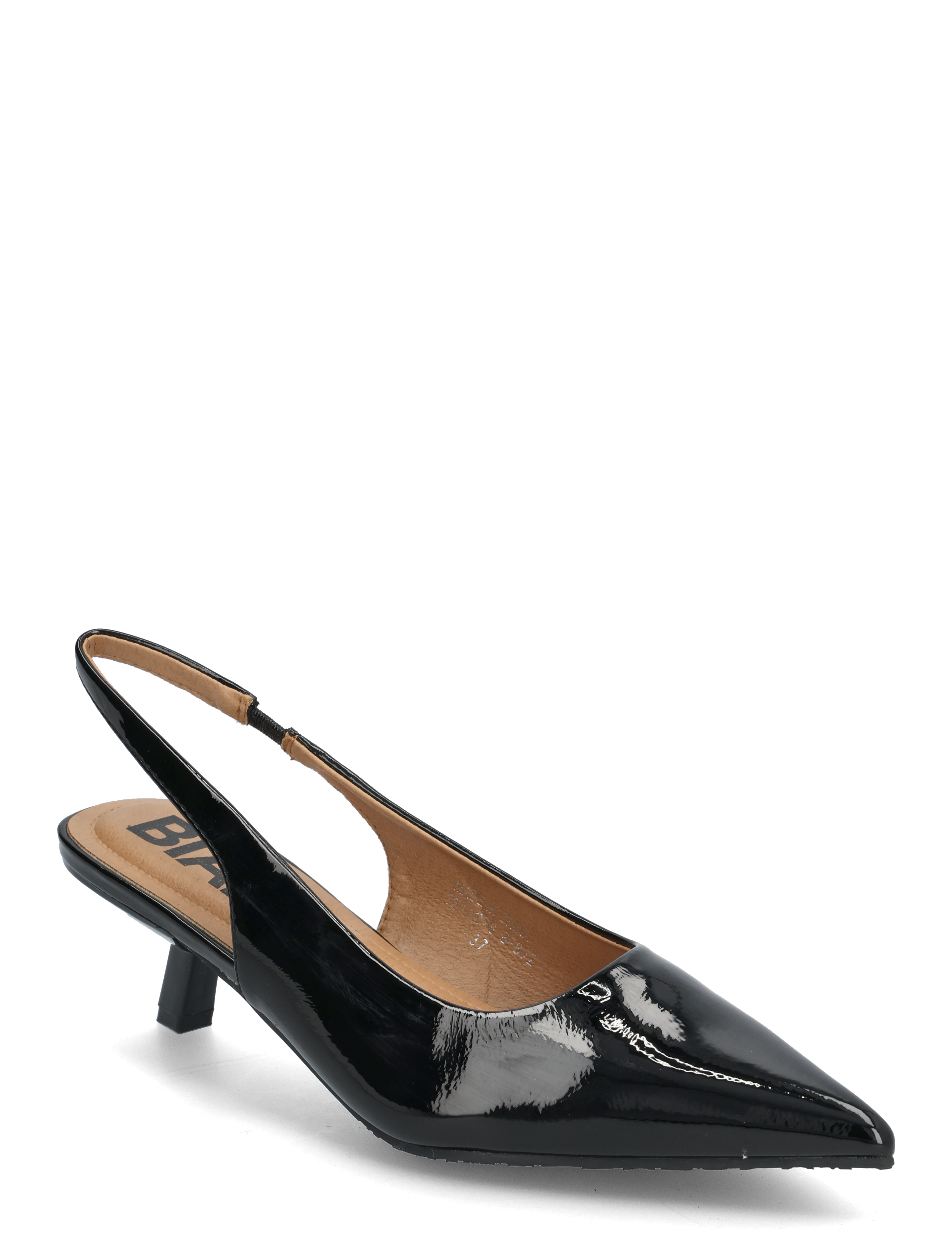 Bianco BIAKRISTIN Kitten Heel Slingback Patent - Pumps - BLACK / black