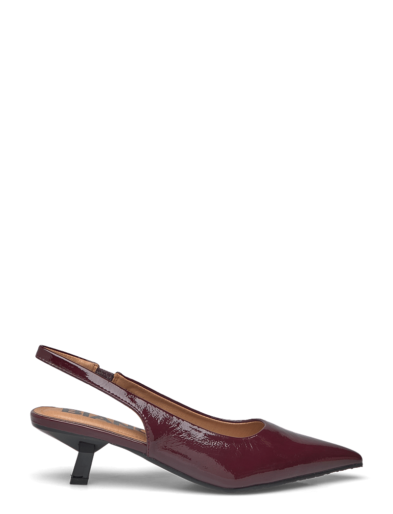 Bianco - BIAKRISTIN Kitten Heel Slingback Patent - slingbacks med hæle - burgundy - 1