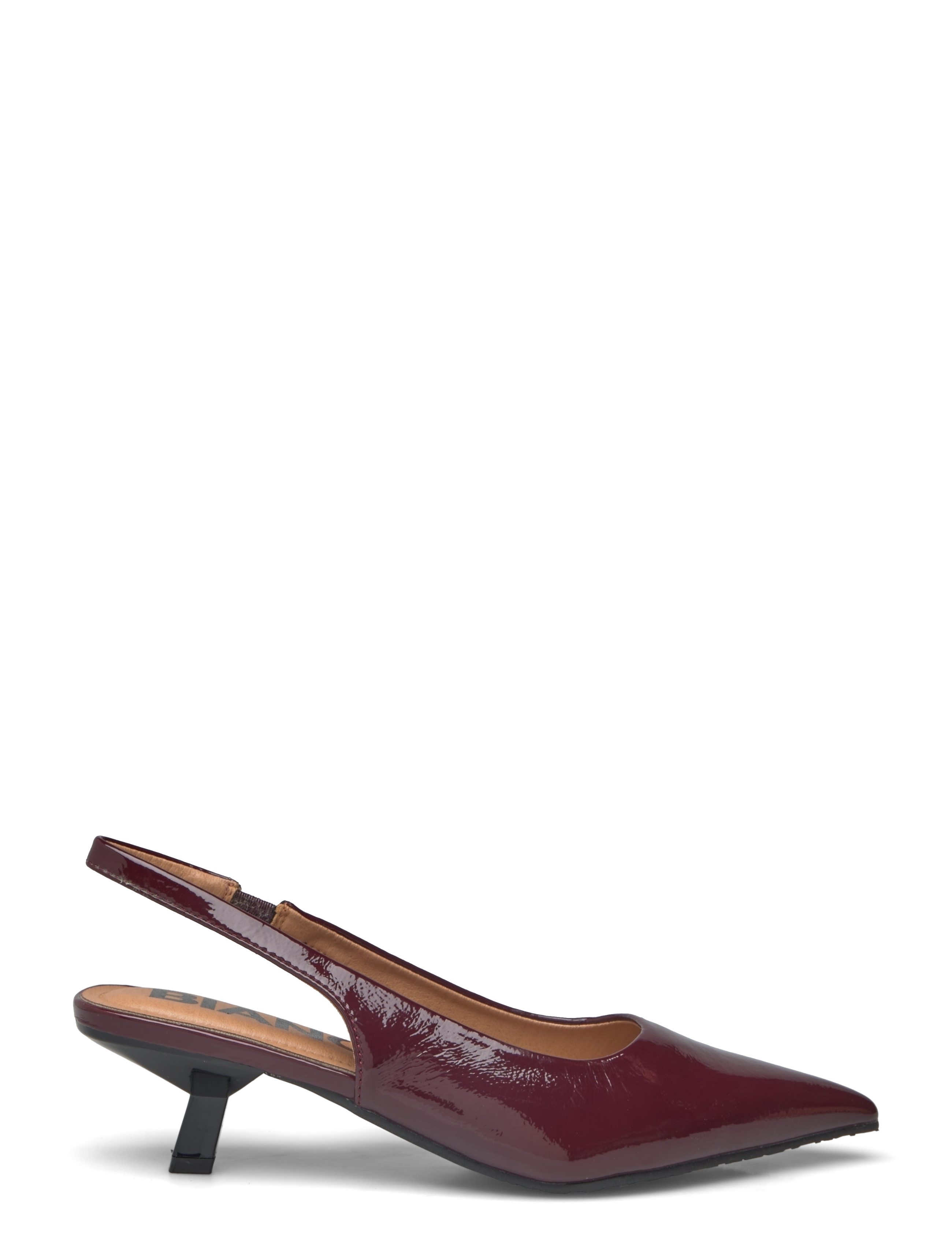 Bianco - BIAKRISTIN Kitten Heel Slingback Patent - slingbacks med hæle - burgundy - 1