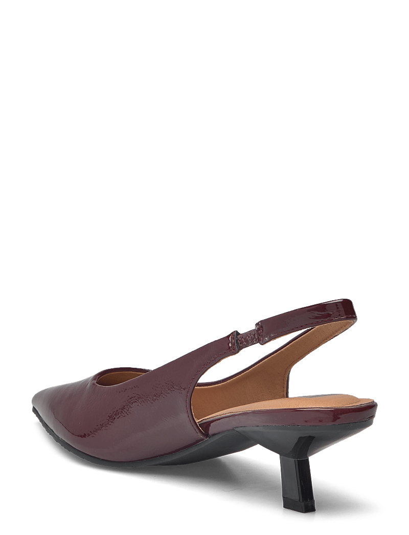 Bianco - BIAKRISTIN Kitten Heel Slingback Patent - slingbacks med hæle - burgundy - 2