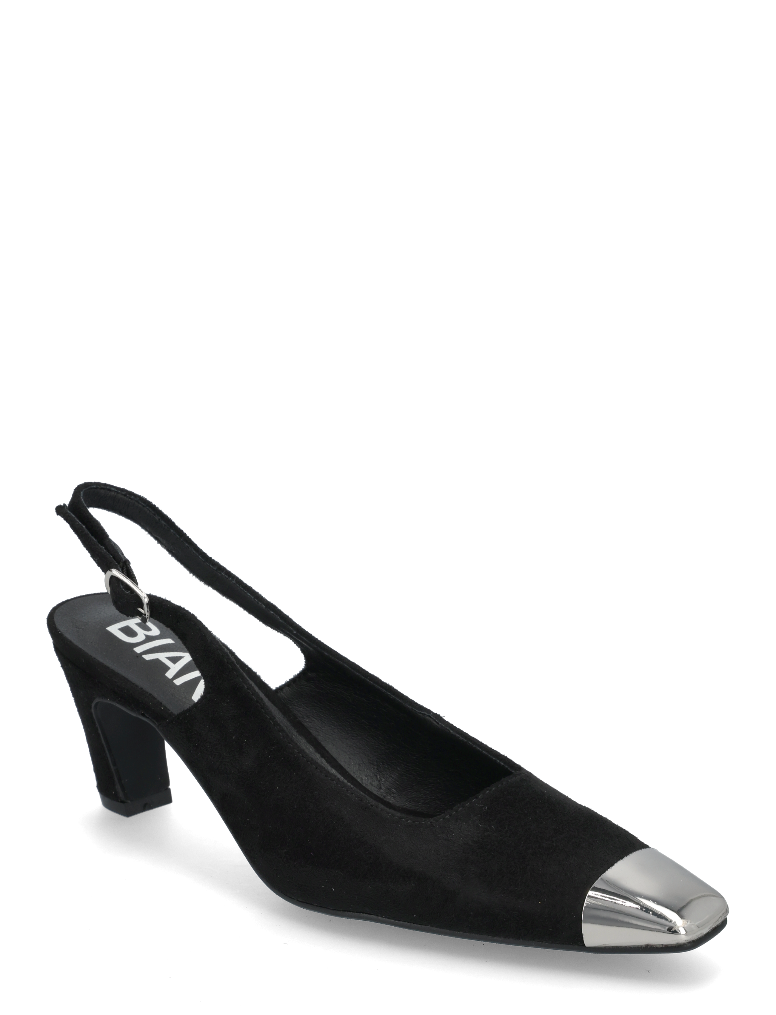 Bianco BIACLARA Slingback Faux Suede - BIANCO - BLACK / black