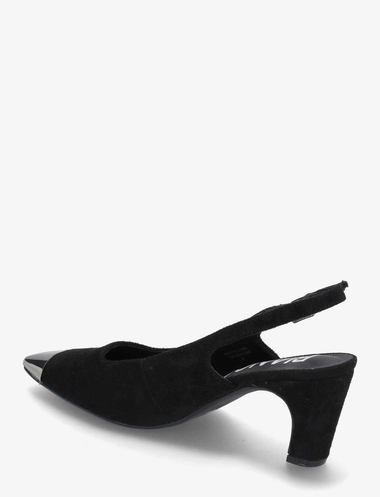 Bianco - BIACLARA Slingback Faux Suede - slingbacks med hæle - black - 2