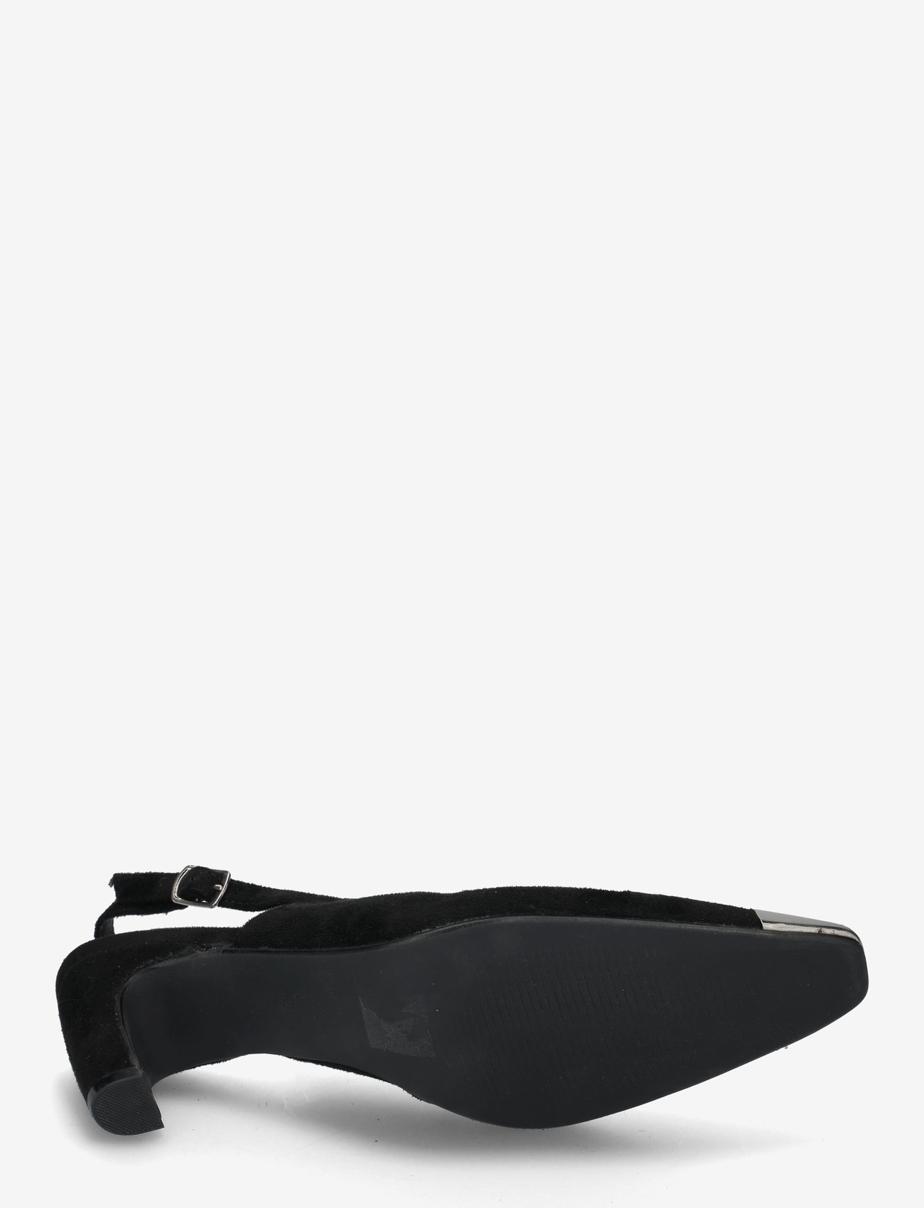 Bianco - BIACLARA Slingback Faux Suede - slingbacks med hæle - black - 4