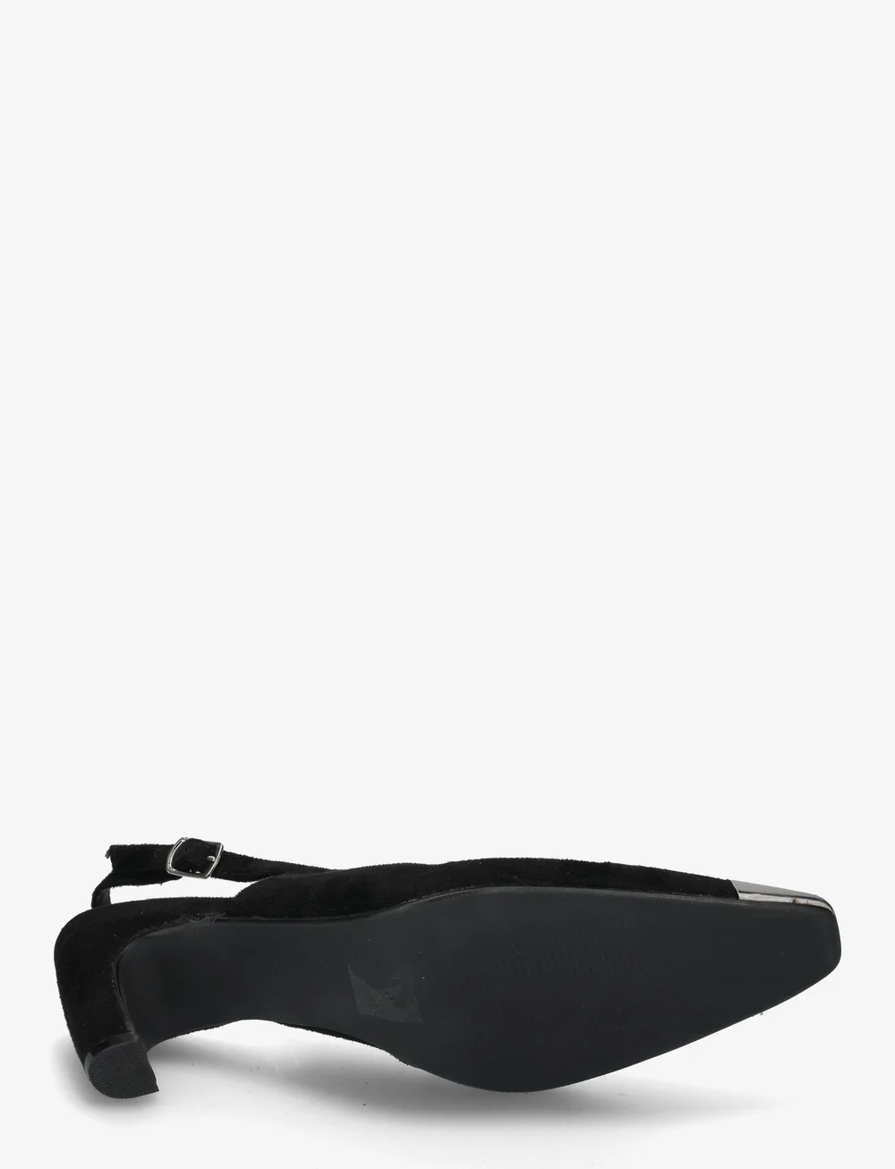 Bianco - BIACLARA Slingback Faux Suede - kontsaga slingback-kingad - black - 4