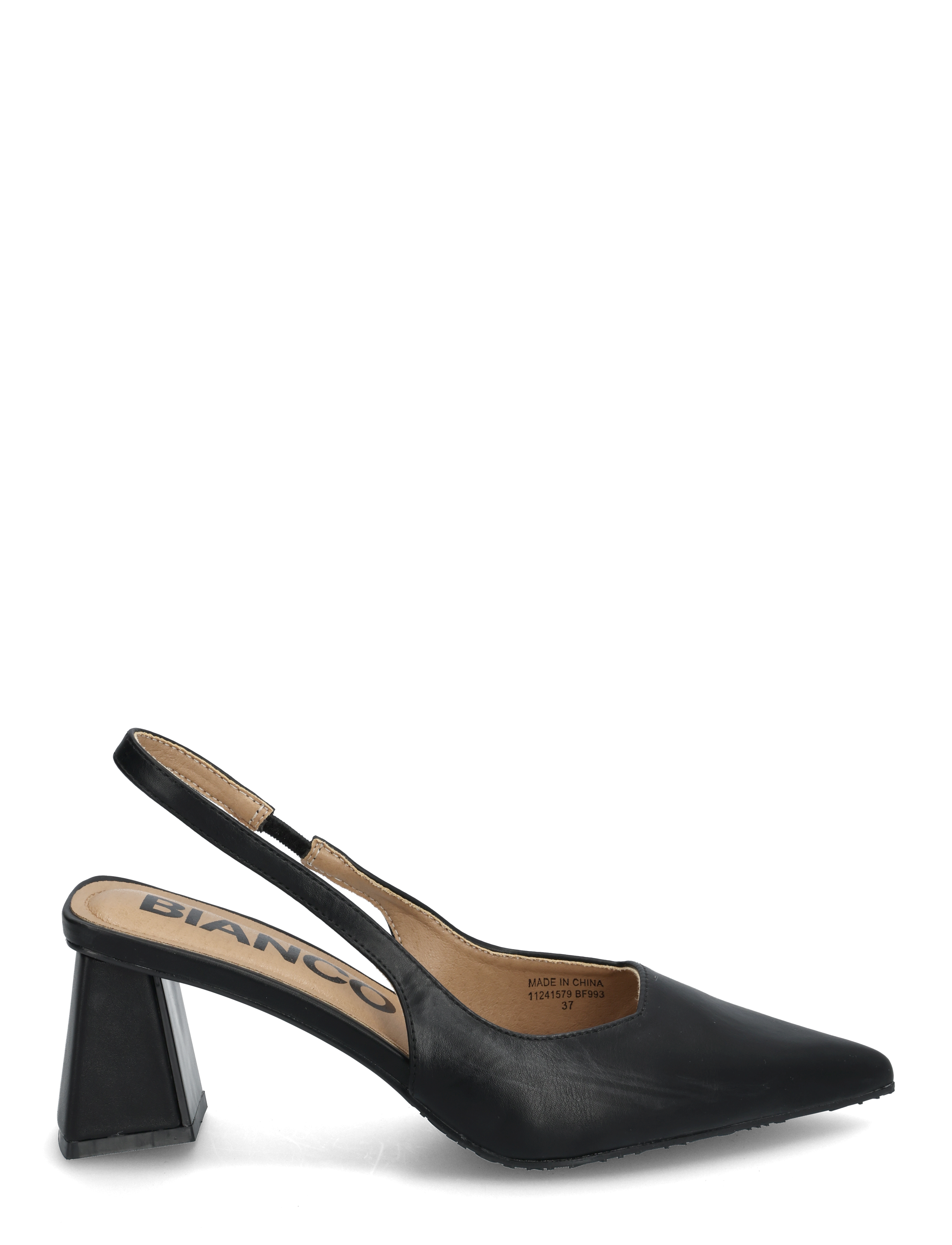 Biamaralyn Slingback Smooth Faux Leather 2