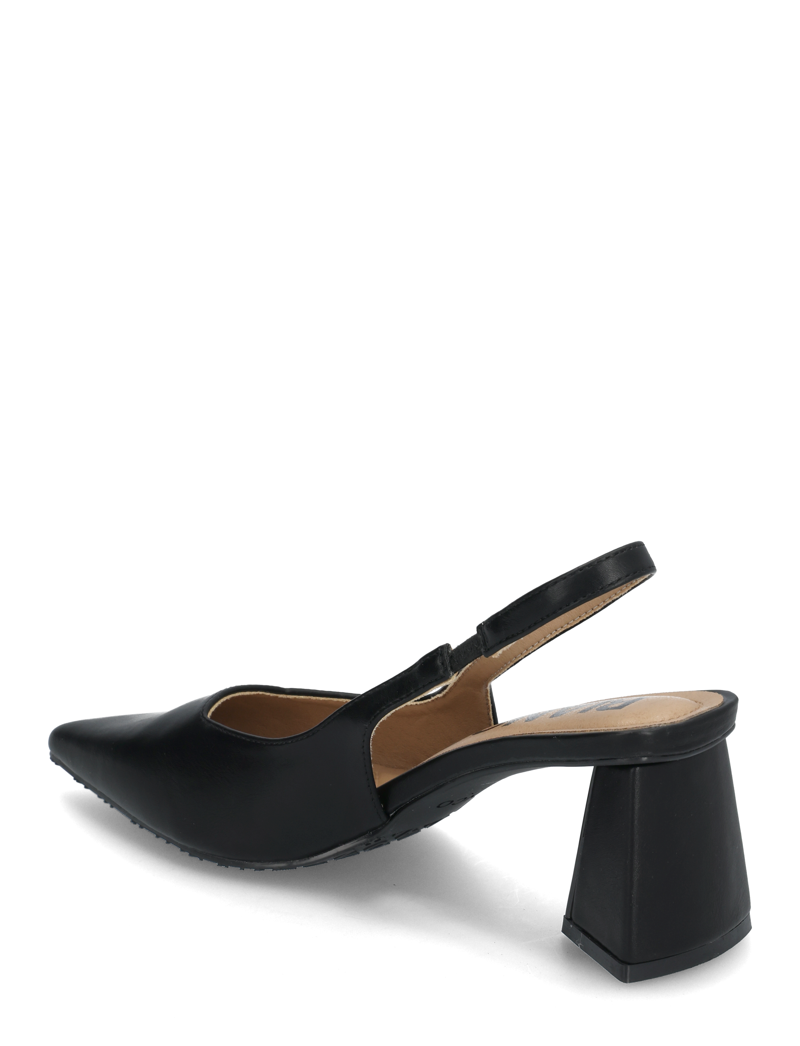 Biamaralyn Slingback Smooth Faux Leather 3