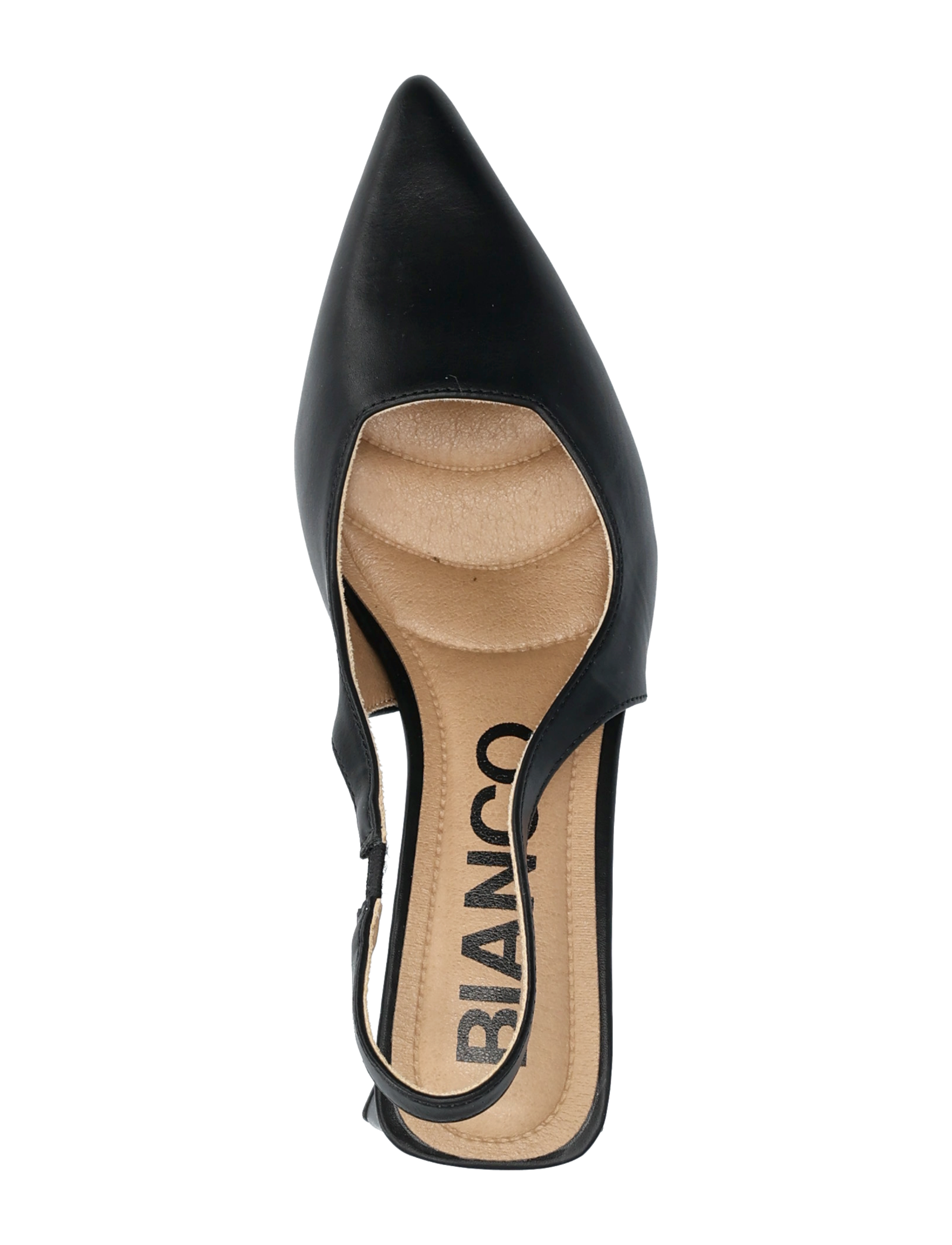Biamaralyn Slingback Smooth Faux Leather 4