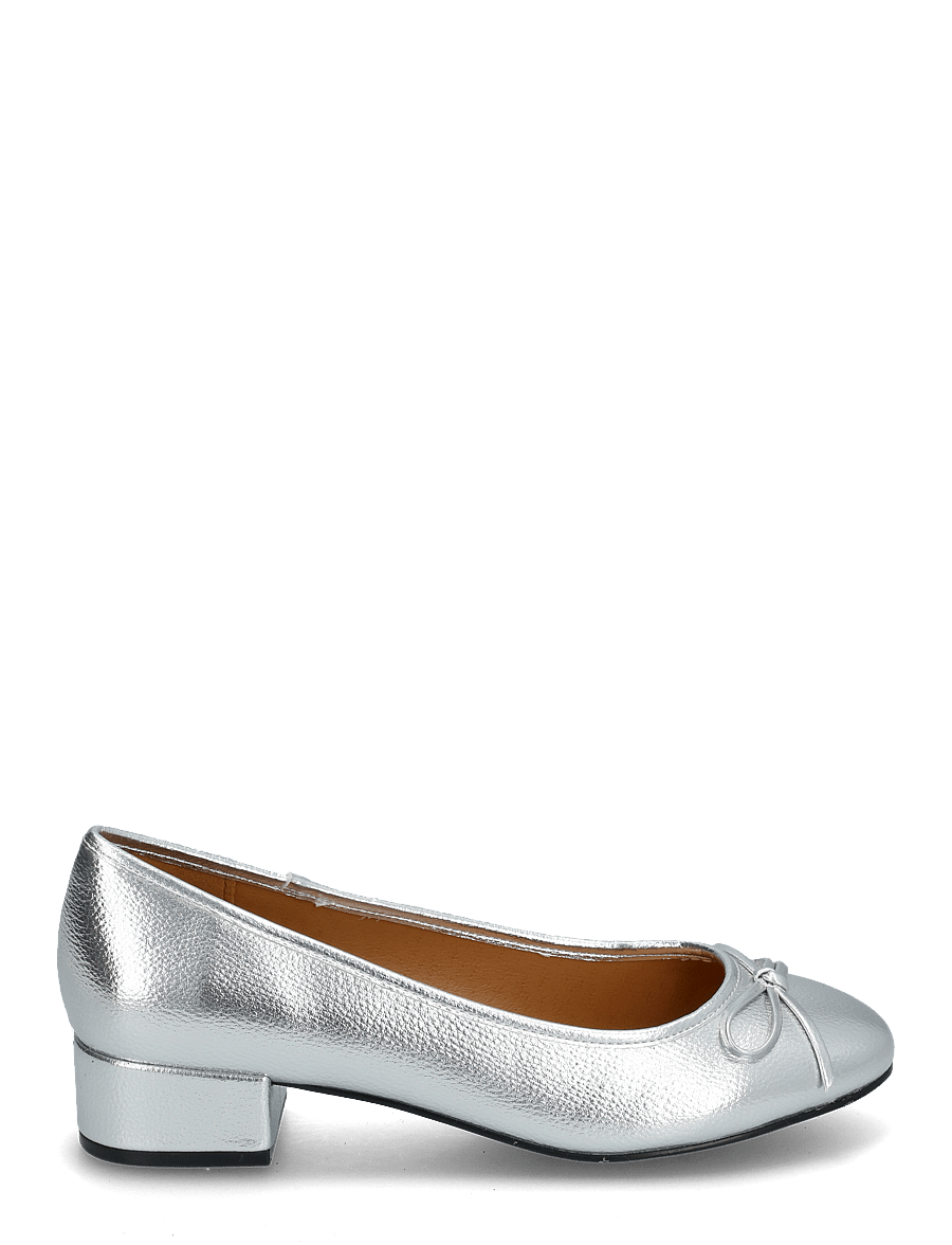 Bianco - BIACINDY Ballet Flat Faux Leather - silver - 1