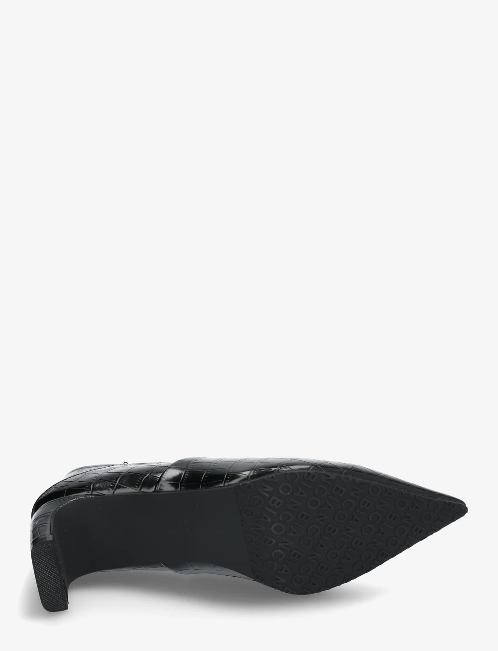 Bianco - Rowe Heel Step Down Mule #C - pumps - black croco - 4