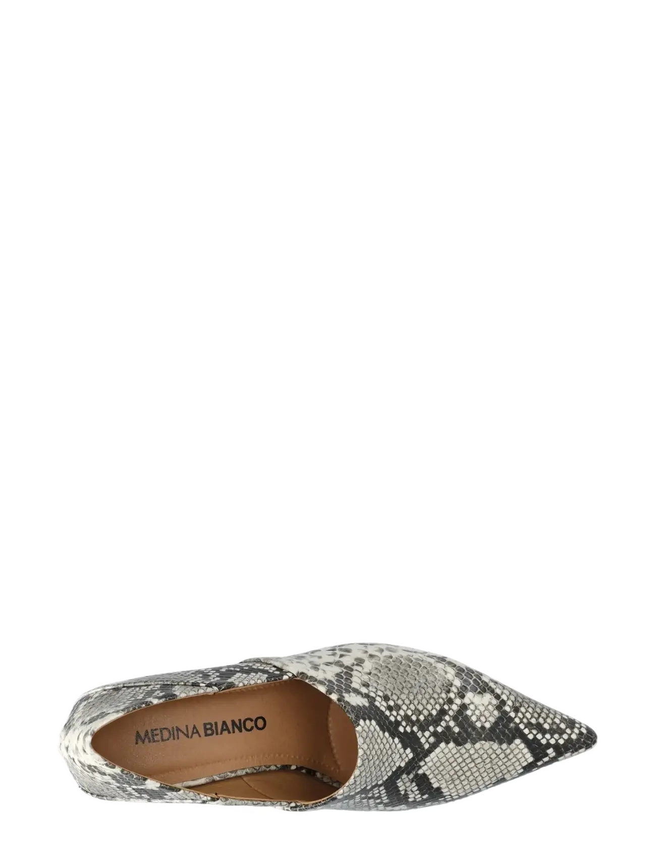 Bianco - Rowe Heel Step Down Mule #S - white snake - 4