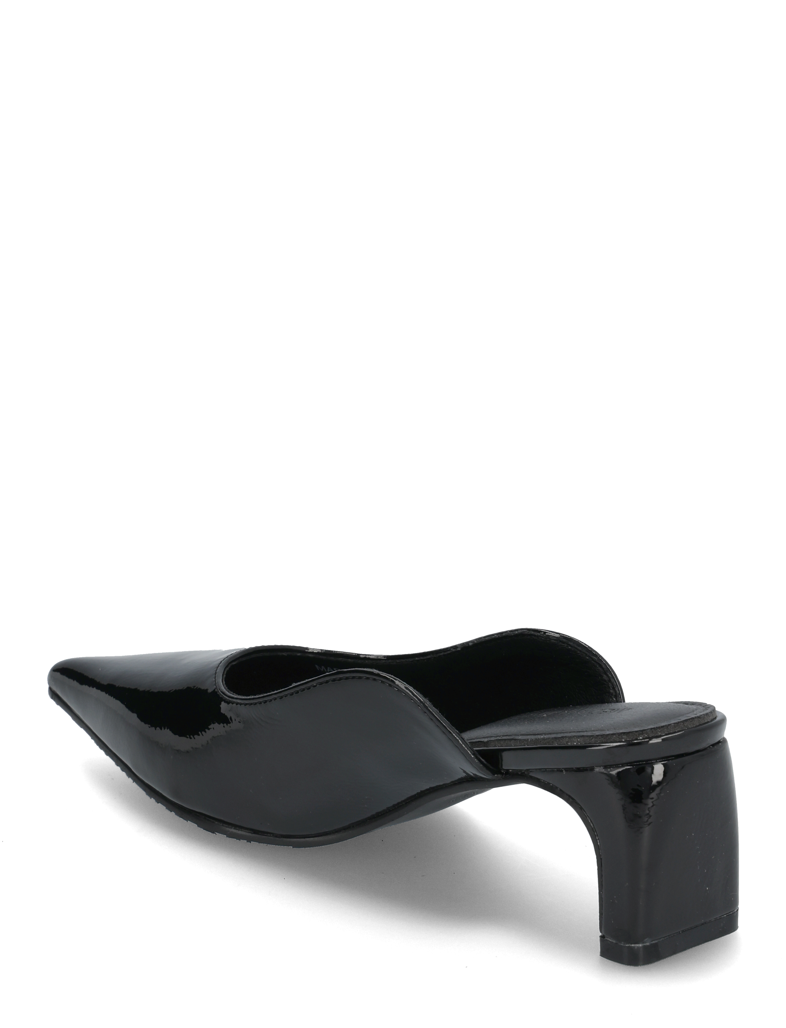 Bianco - Rowe Heel Cutline Mule #P - mules med hæle - black - 3