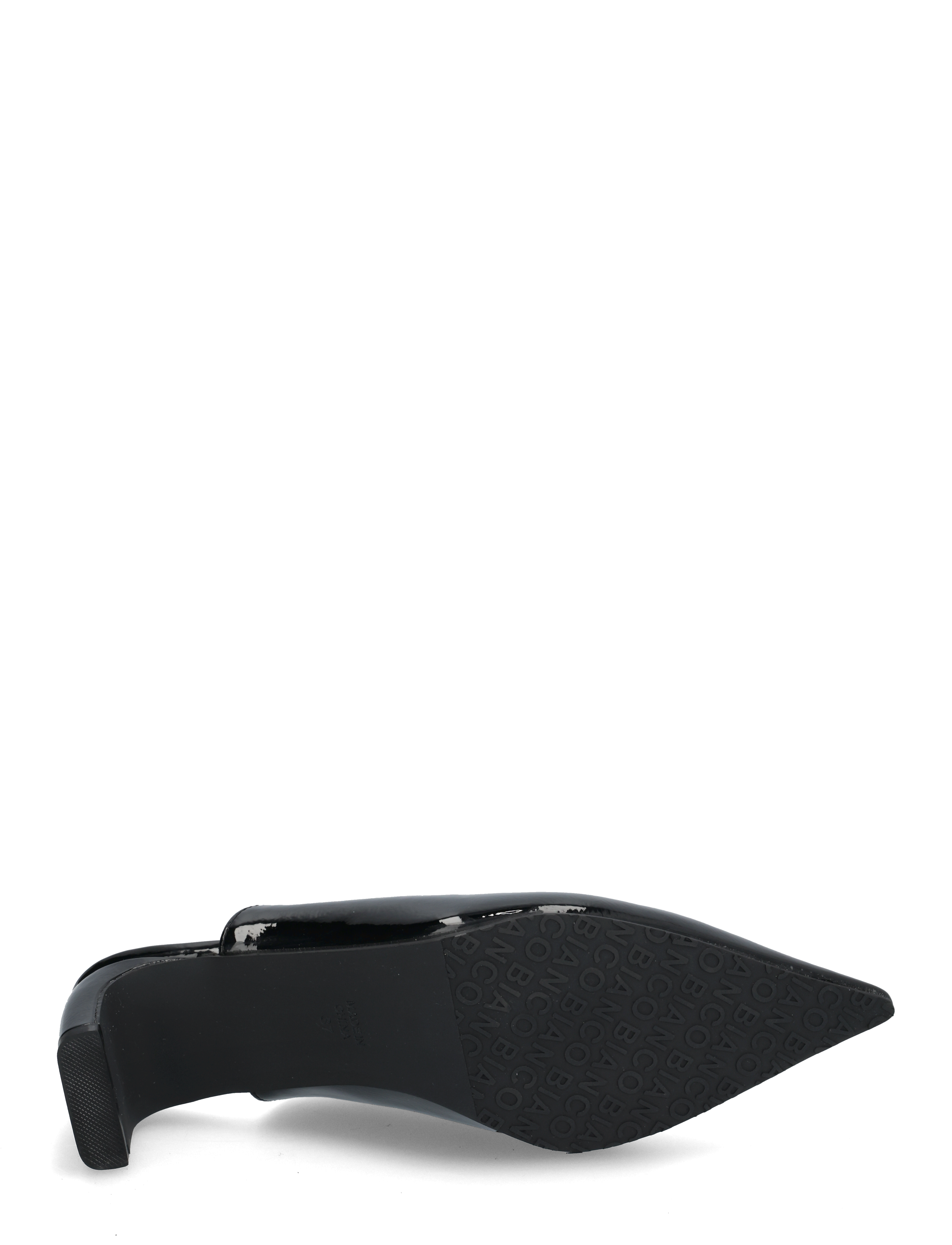 Bianco - Rowe Heel Cutline Mule #P - mules med hæle - black - 5