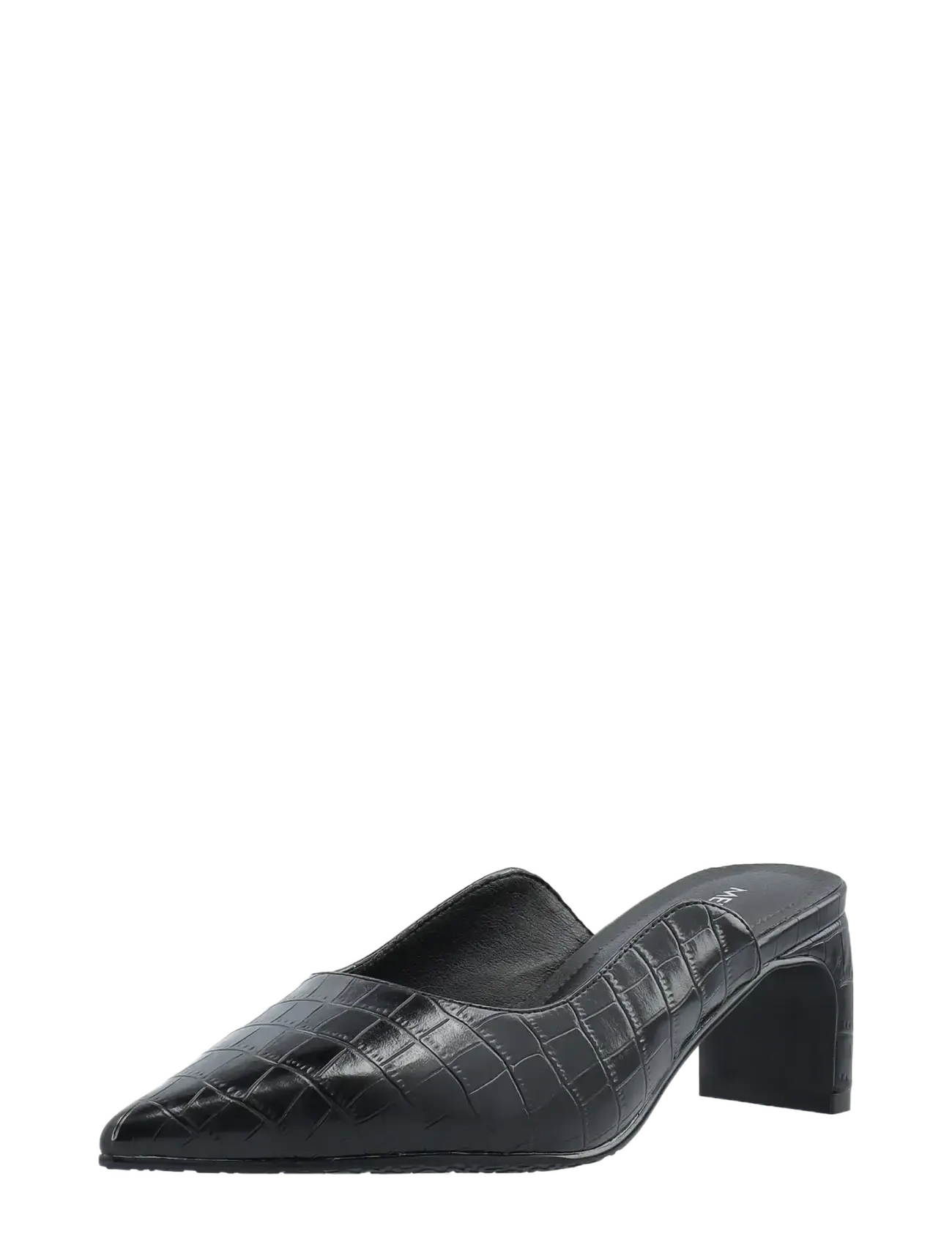 BIANCO Rowe Heel Cutline Mule #C Schwarz - 41 - Damen