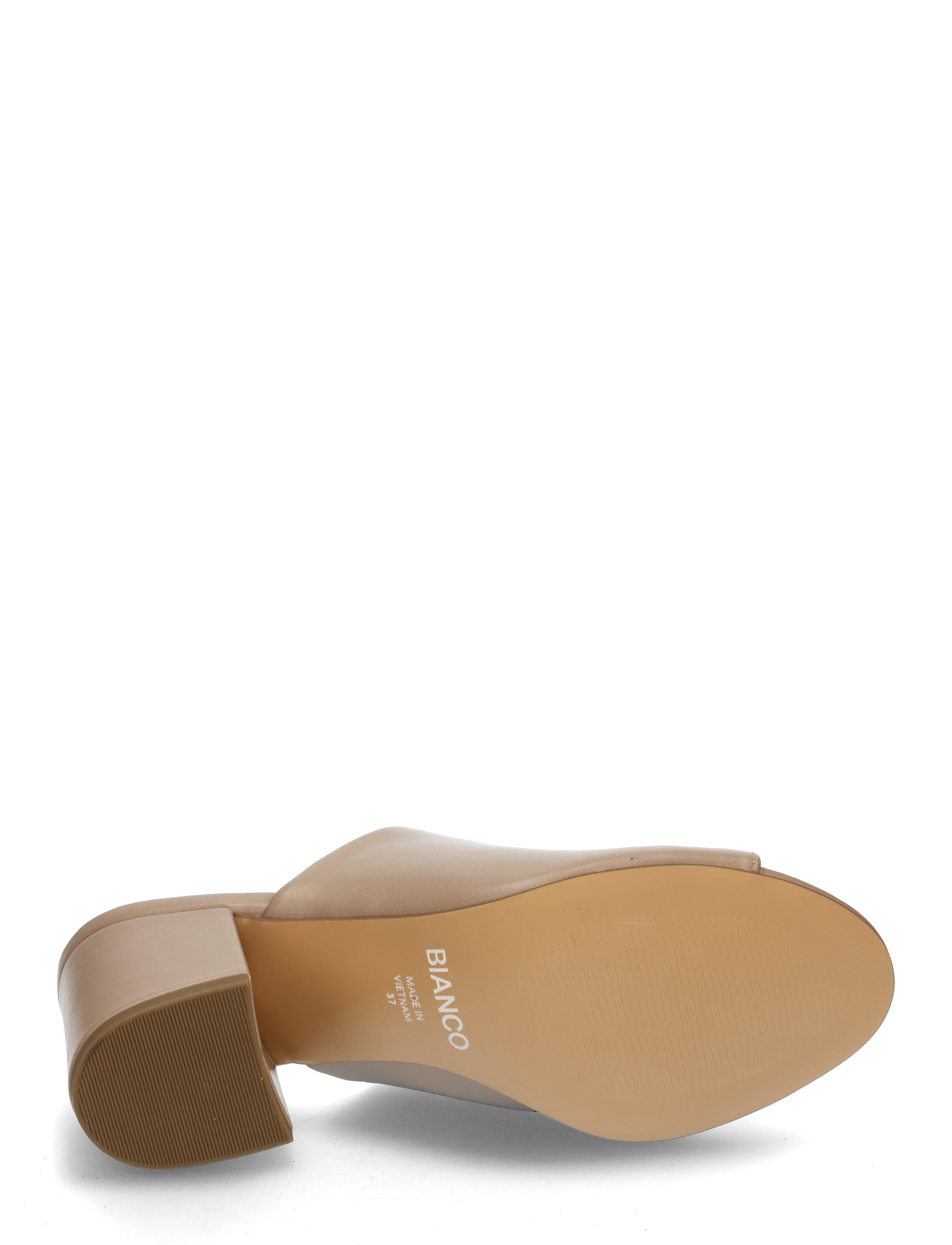 Bianco - BIACATE Mule Faux Leather - nougat - 4
