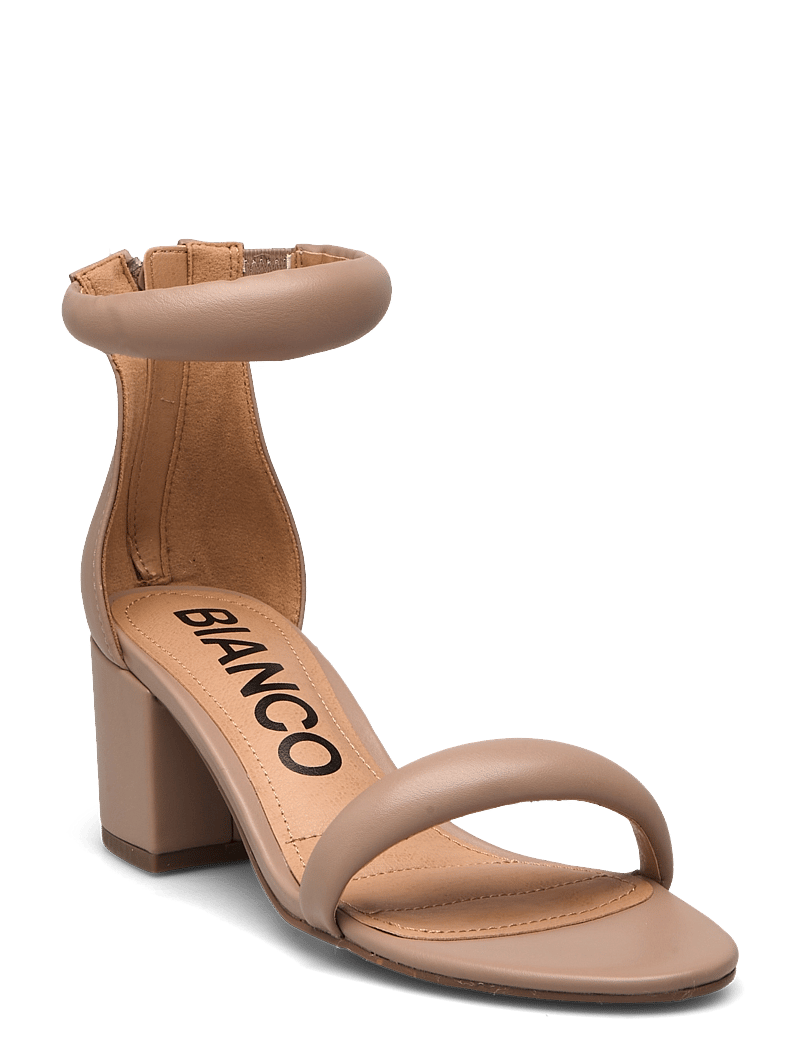 Bianco - BIALISBON Sandal Faux Leather - heeled sandals - nougat - 0