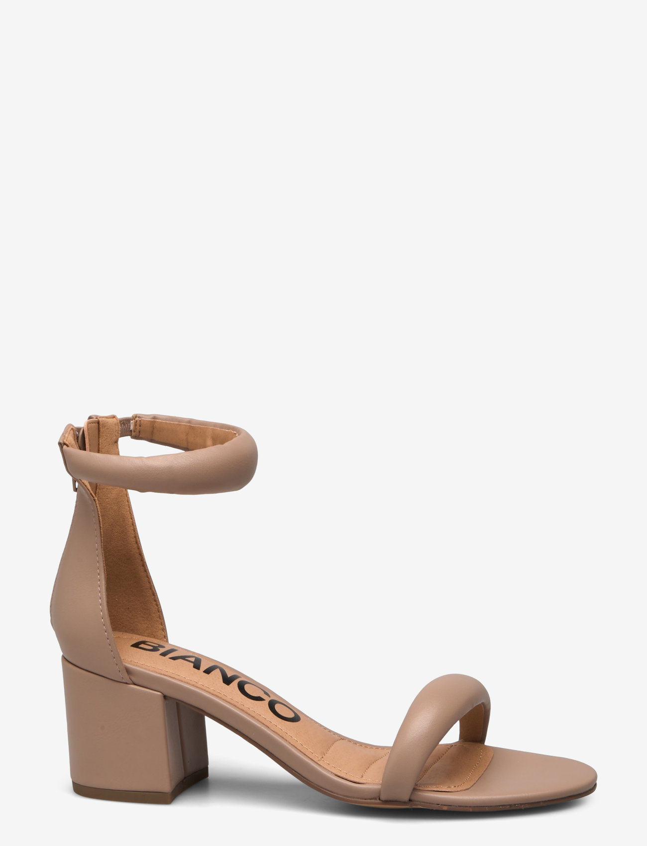 Bianco - BIALISBON Sandal Faux Leather - heeled sandals - nougat - 1